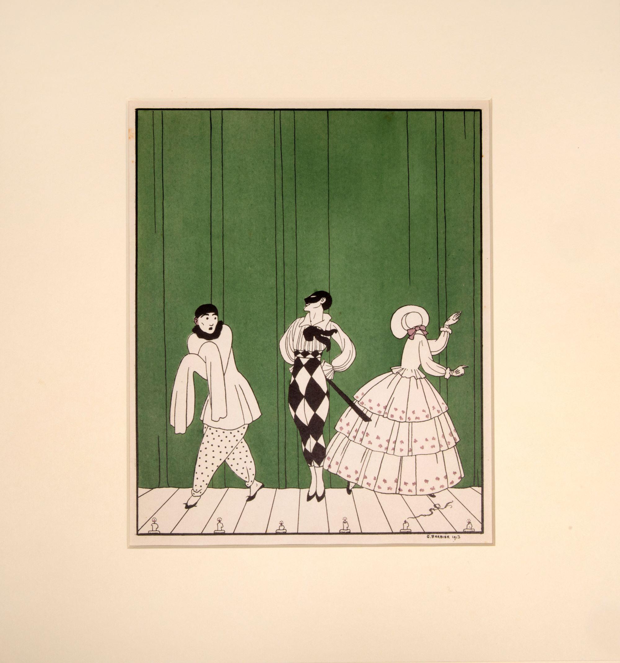 George Barbier Figurative Print - Carnaval.