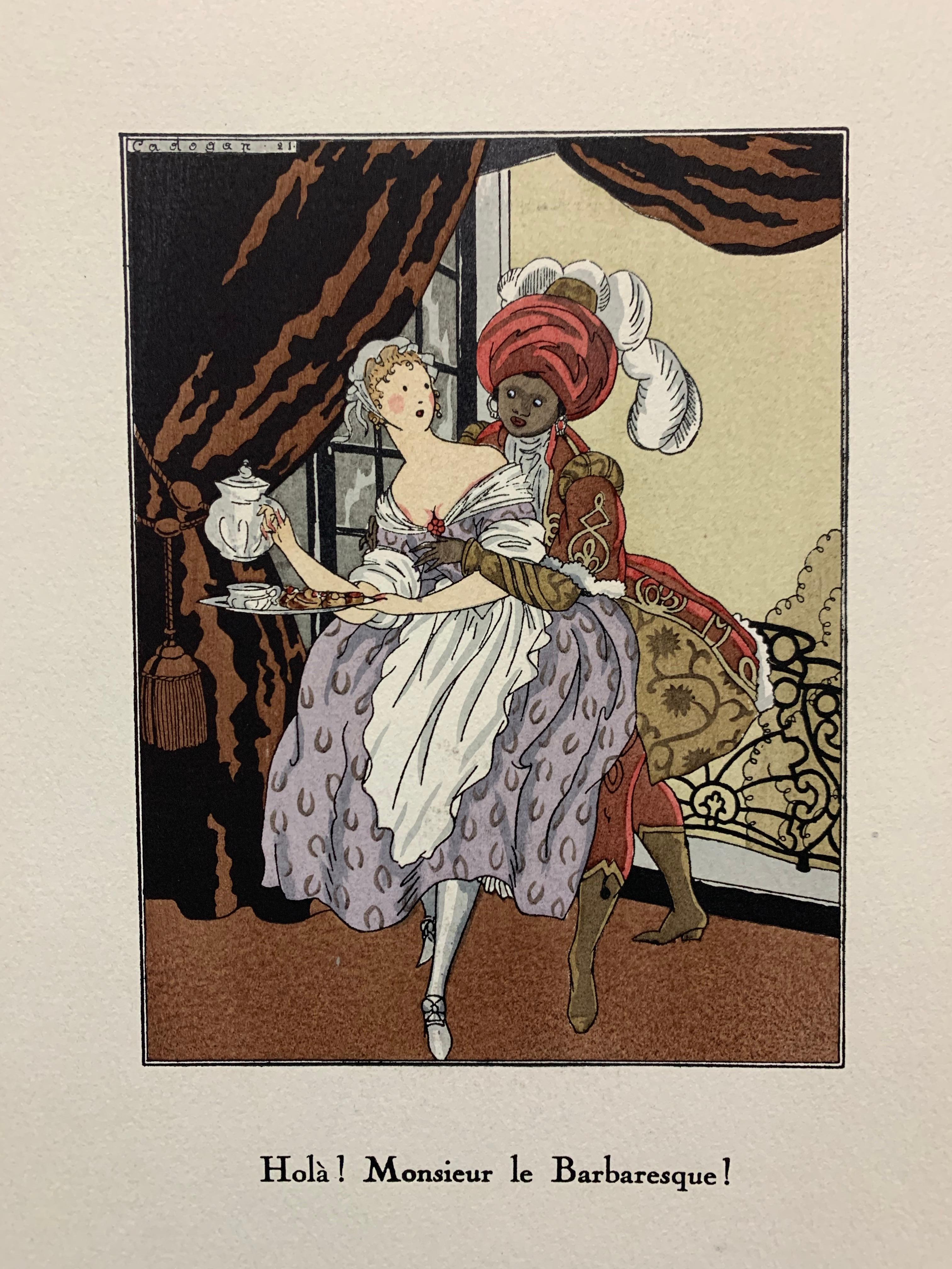 La Guirlande - Print by George Barbier