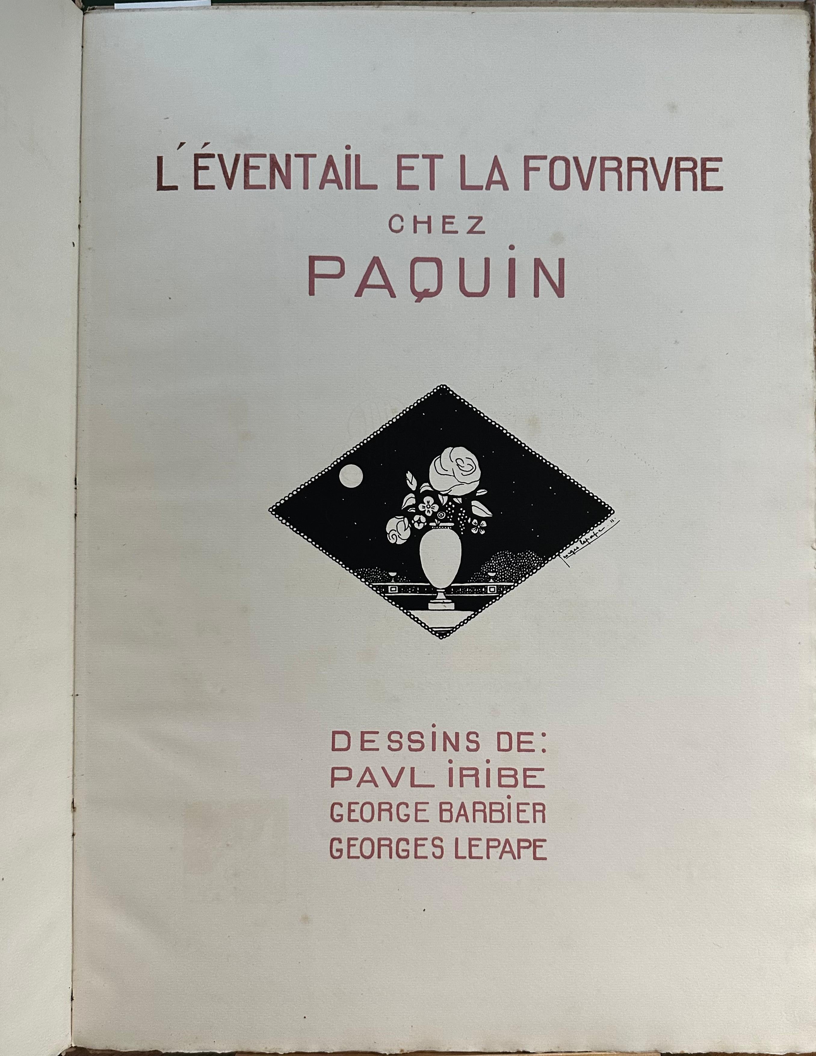 L'Eventail et la Fourrure chez Paquin en venta 5