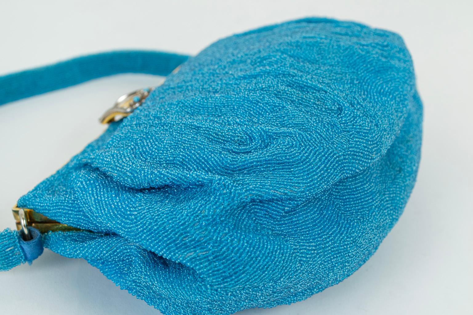 turquoise evening bag