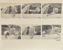 George Barris, "In Her Car Montage," photolithograph, hand signed