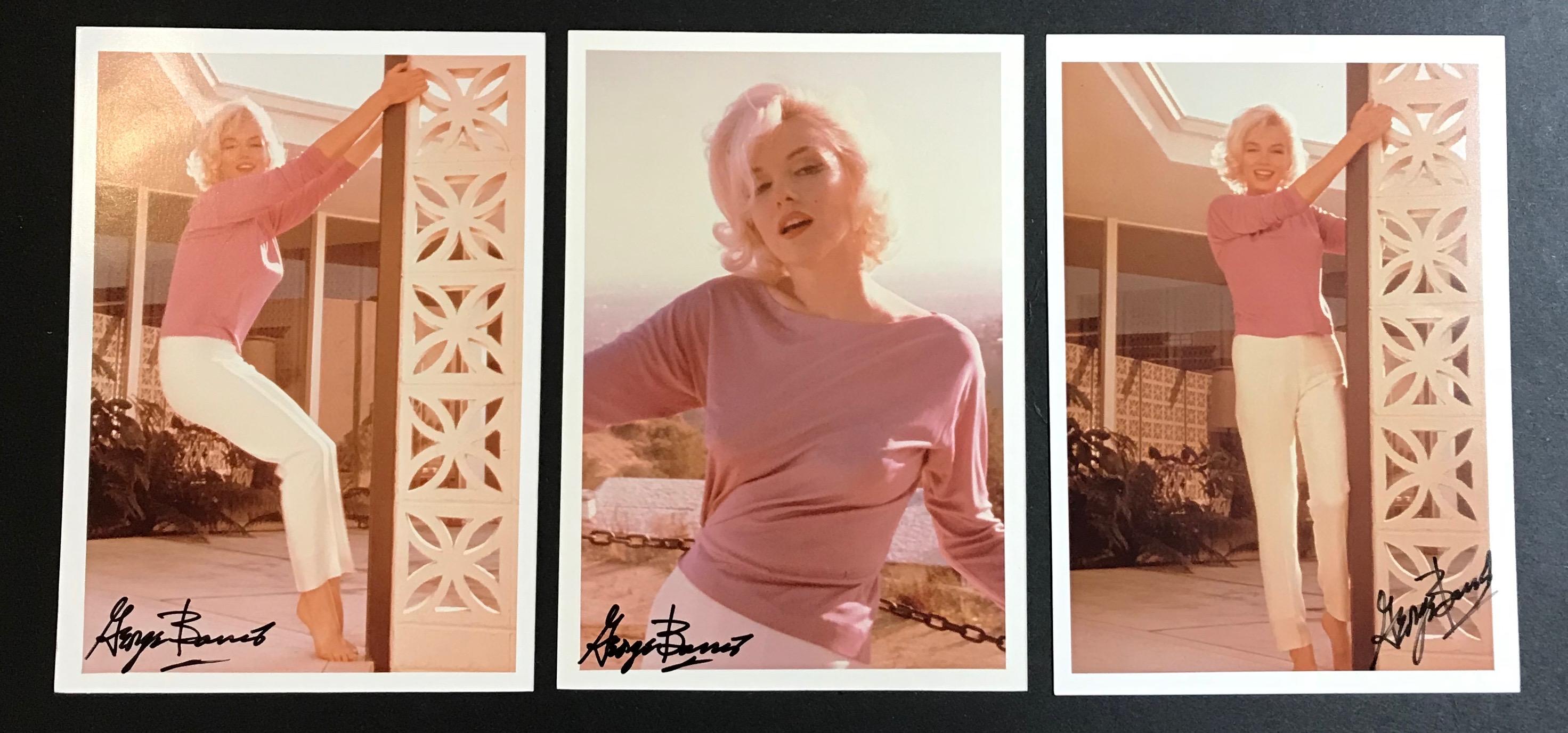 George Barris Color Photograph – Marilyn Monore Rosa Triptychon