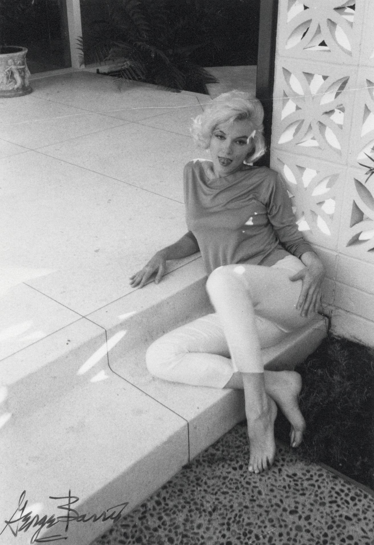 George Barris Portrait Photograph - Marilyn Monroe Barefoot Vintage Original Photograph