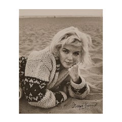Marilyn Monroe by George Barris. Personally owned by the artist. Portrait, B&W