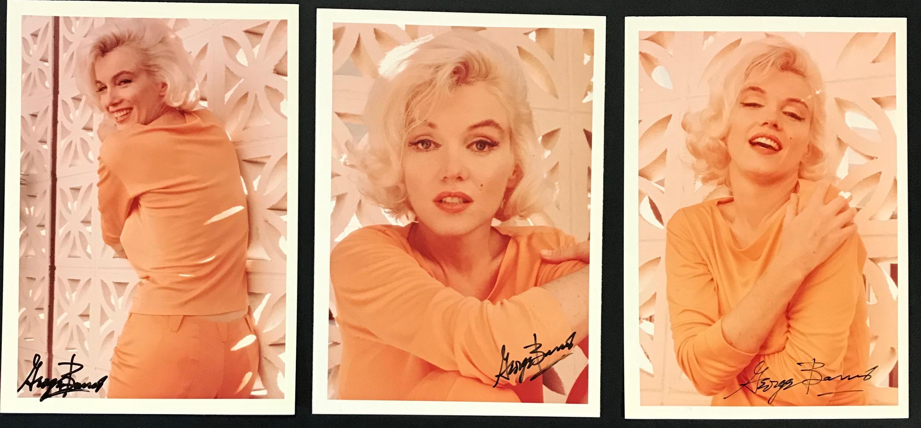 Marilyn Monroe colored triptych - Modern Photograph by George Barris