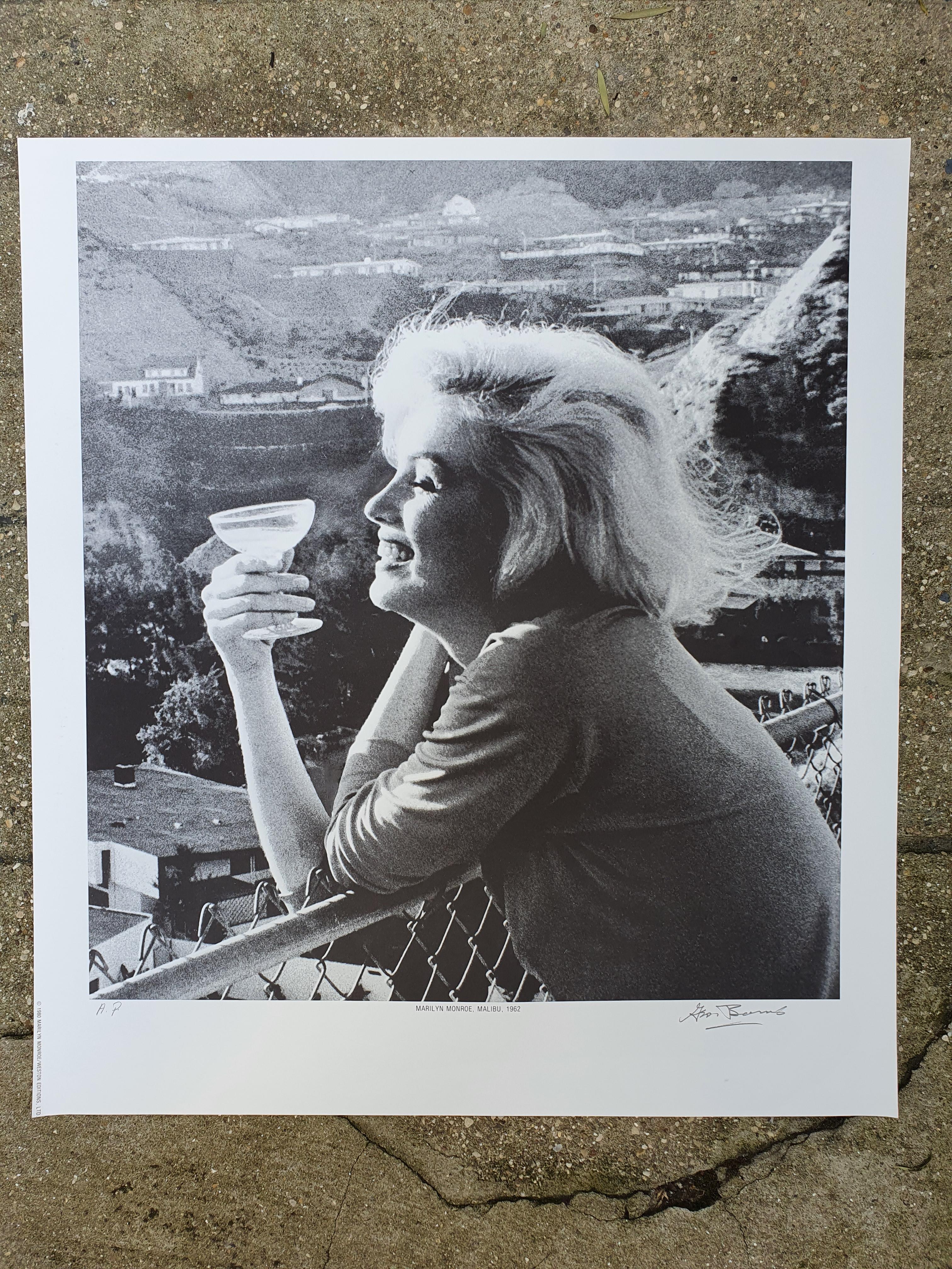 George Barris Portrait Photograph - Marilyn Monroe. Malibu (1962)