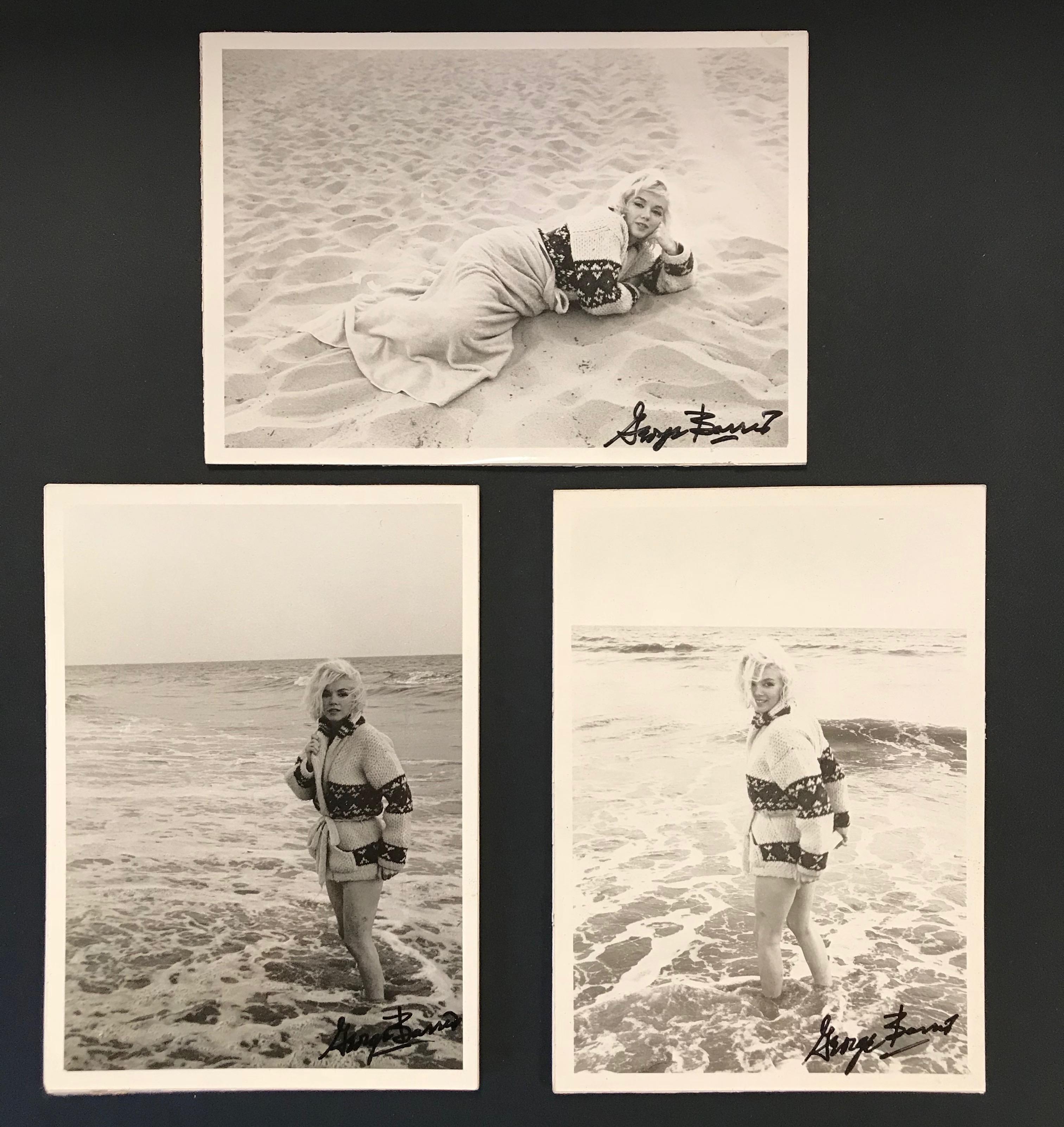 George Barris Black and White Photograph - Marilyn Monroe Triptych