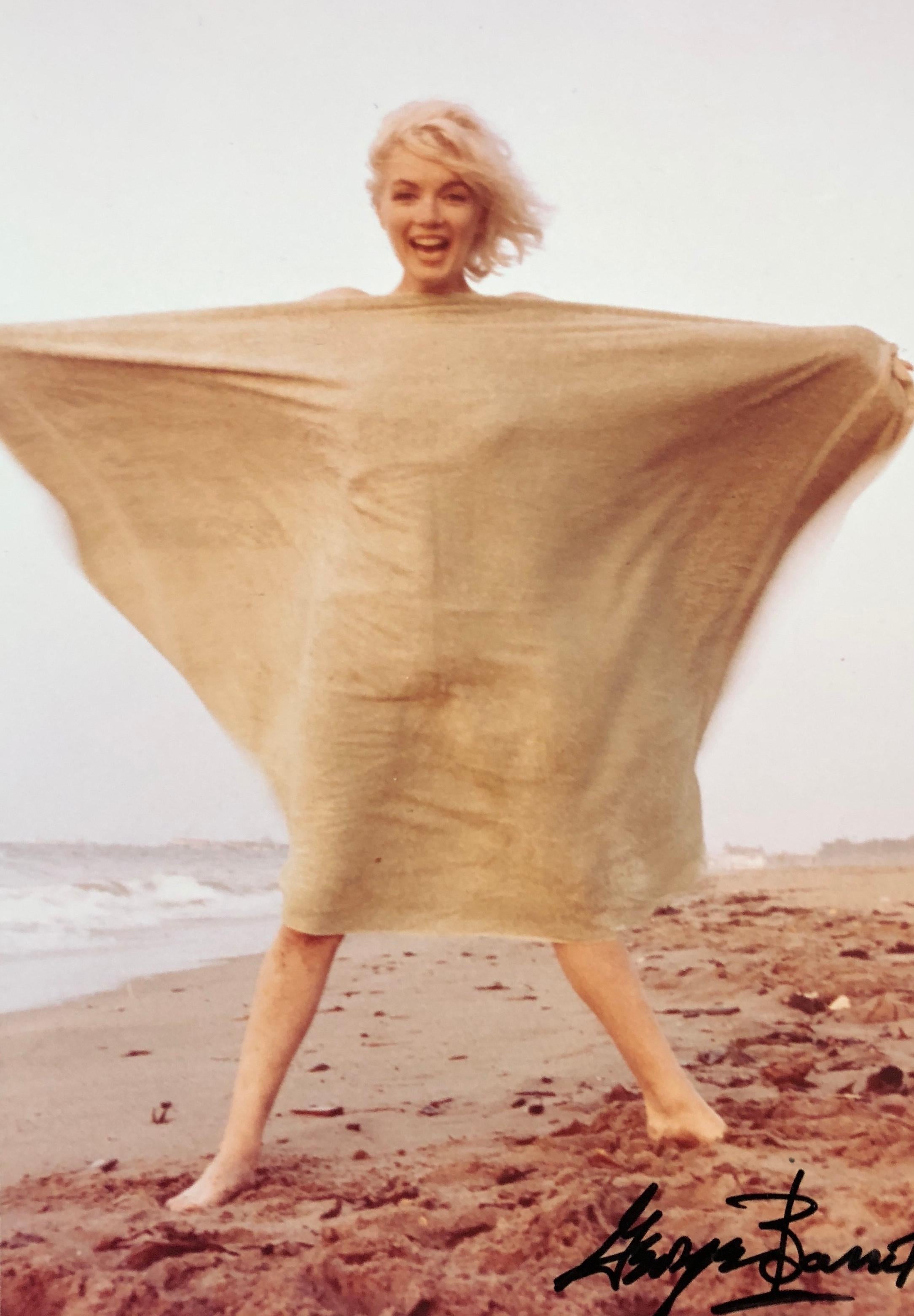 Towel Triptych - Brown Portrait Photograph by George Barris