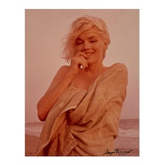 Marilyn Monroe by George Barris, The Last Shoot, 1962, Green Towel Portrait