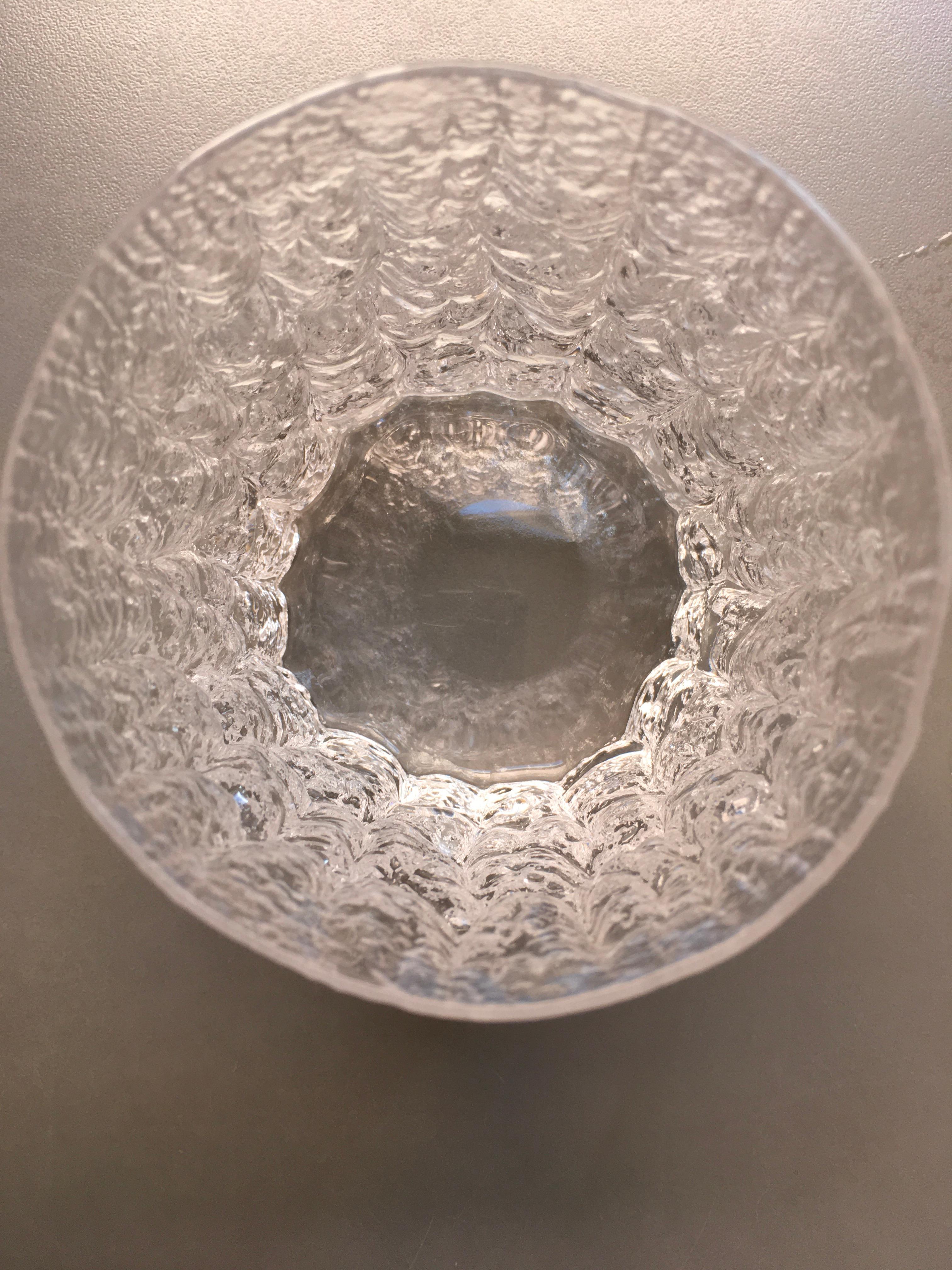 Geoffrey Baxter M31 Glacier Crystal Whiskey Rocks Tumblers 1960s Whitefriars 1