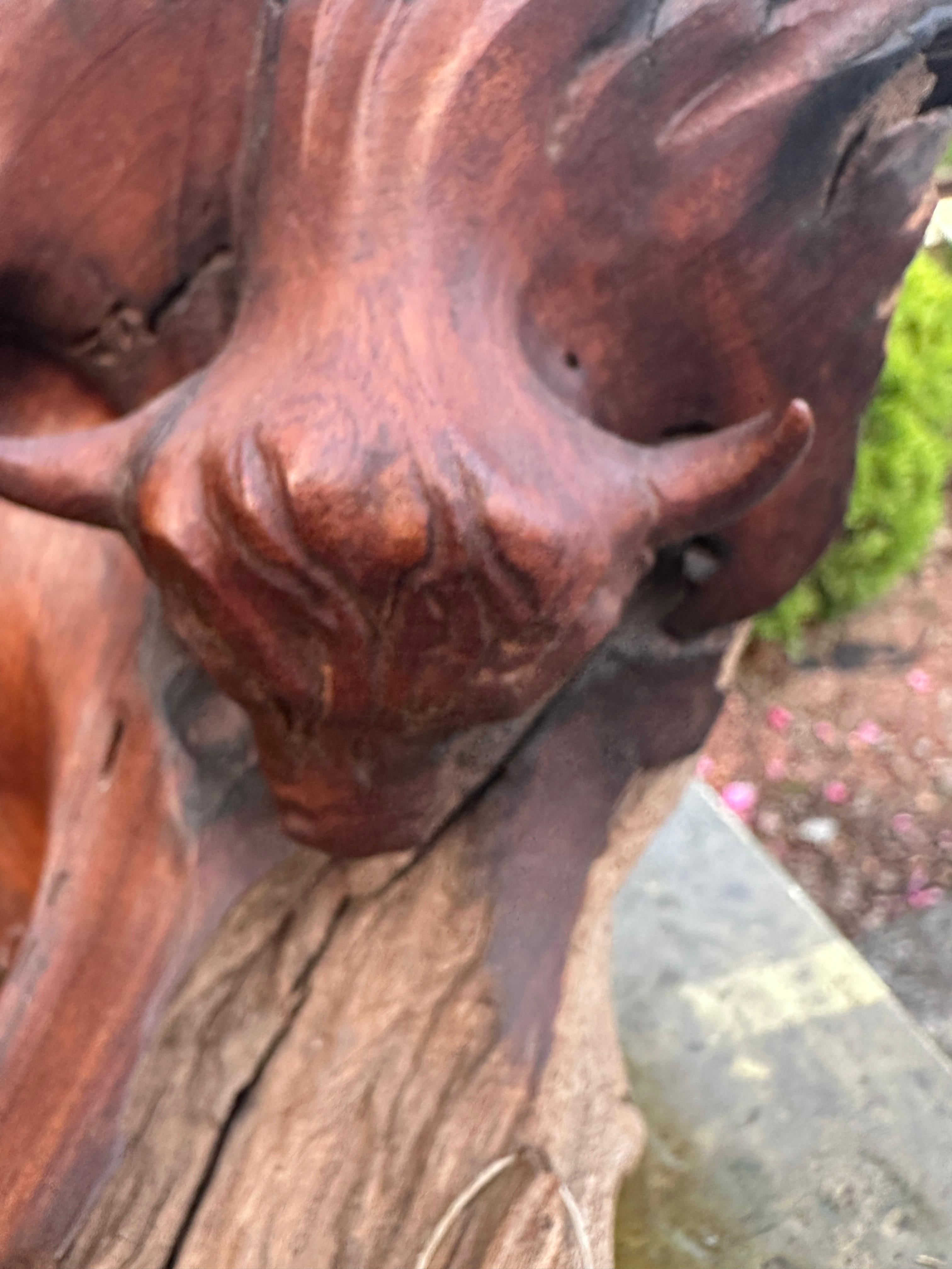 George Beach 20th Century Native American Carving 