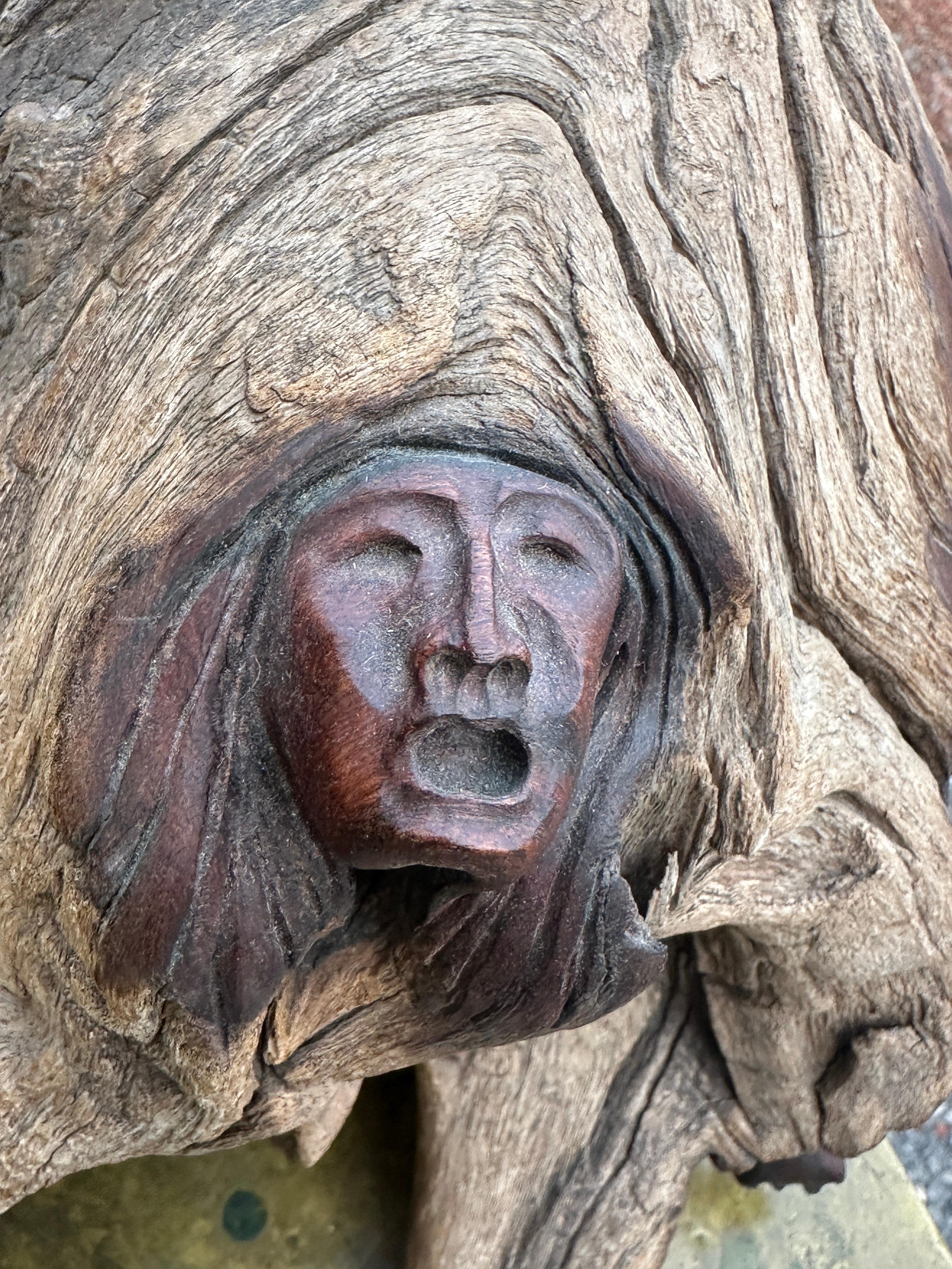 George Beach 20th Century Native American Carving 