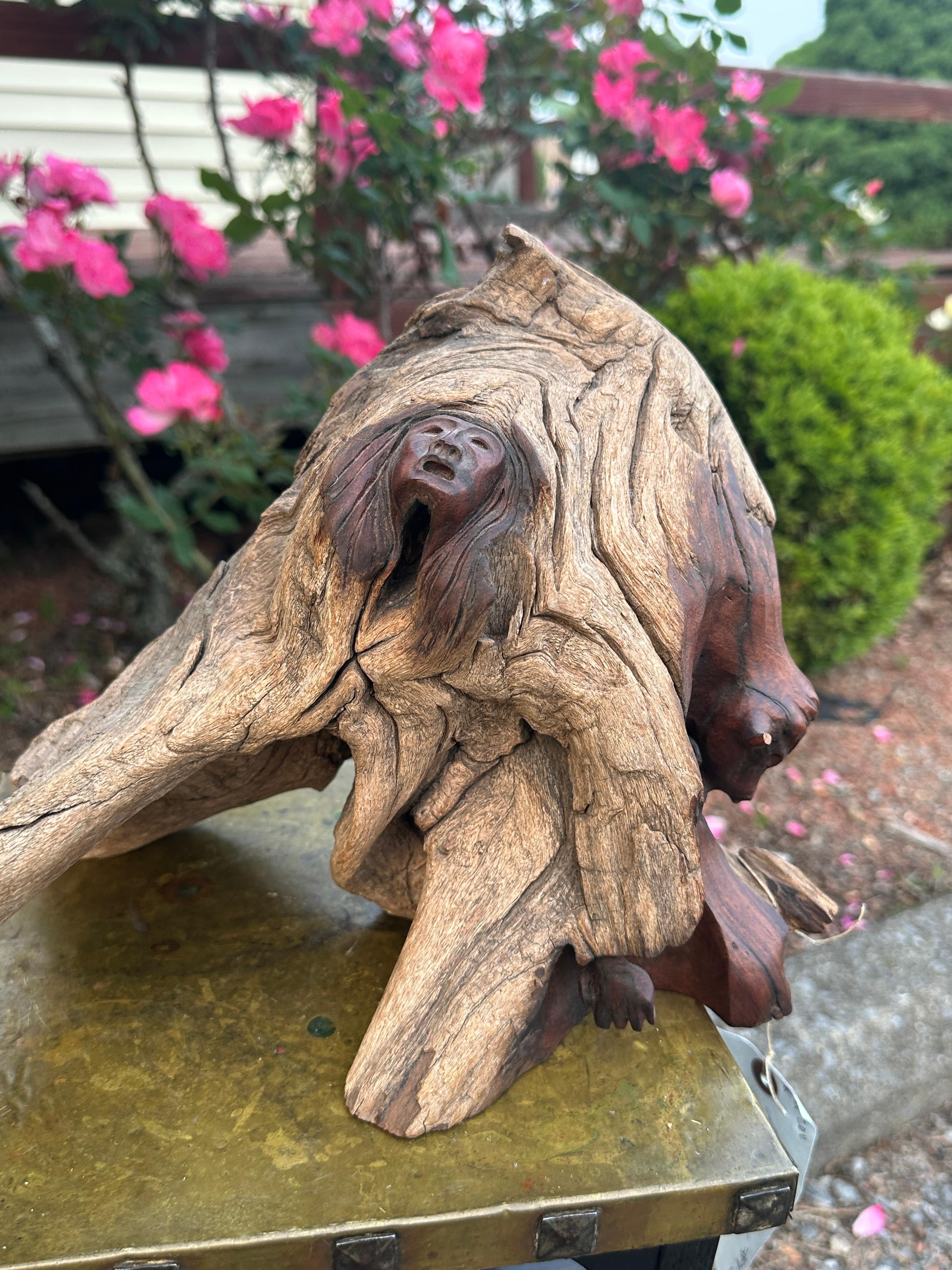 George Beach 20th Century Native American Carving 
