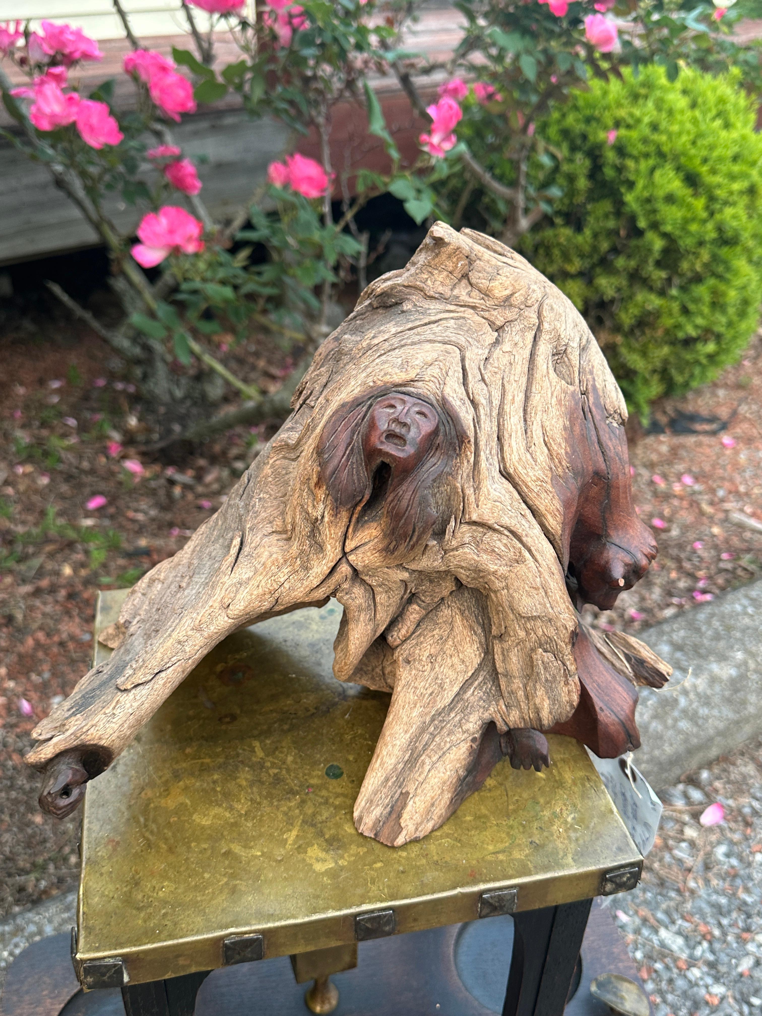 George Beach 20th Century Native American Carving 