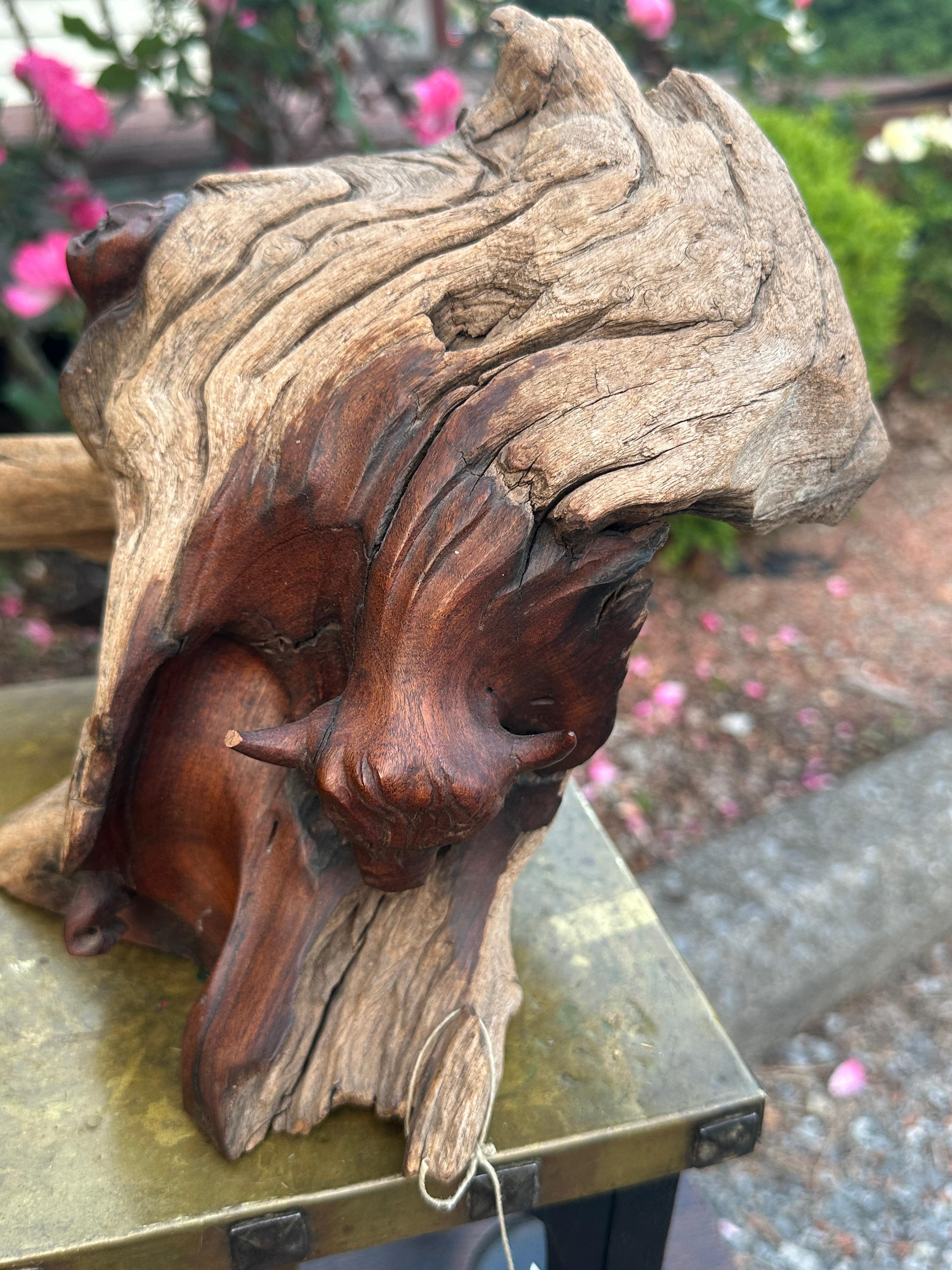 George Beach 20th Century Native American Carving 