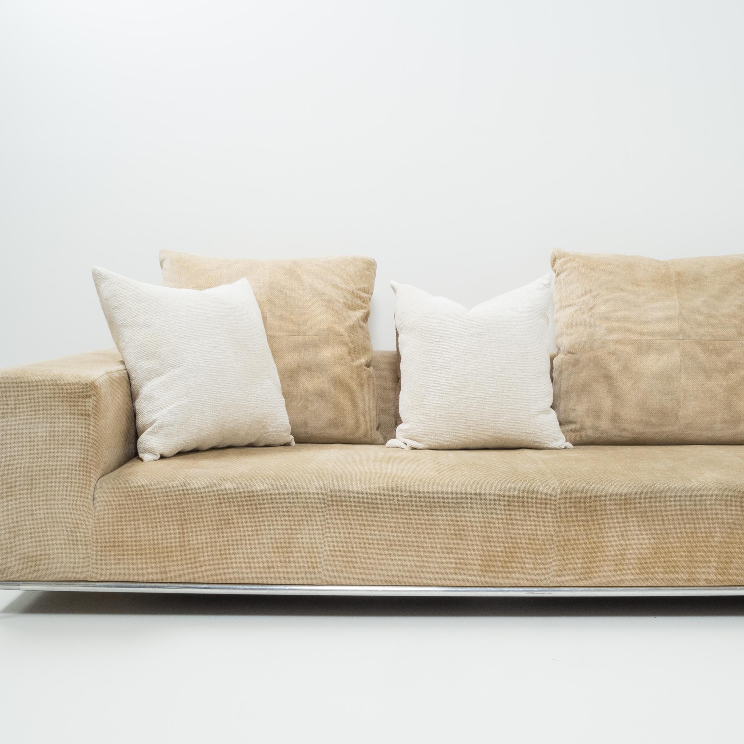 Contemporary George Beige Corner Sofa by Antonio Citterio for B&B Italia