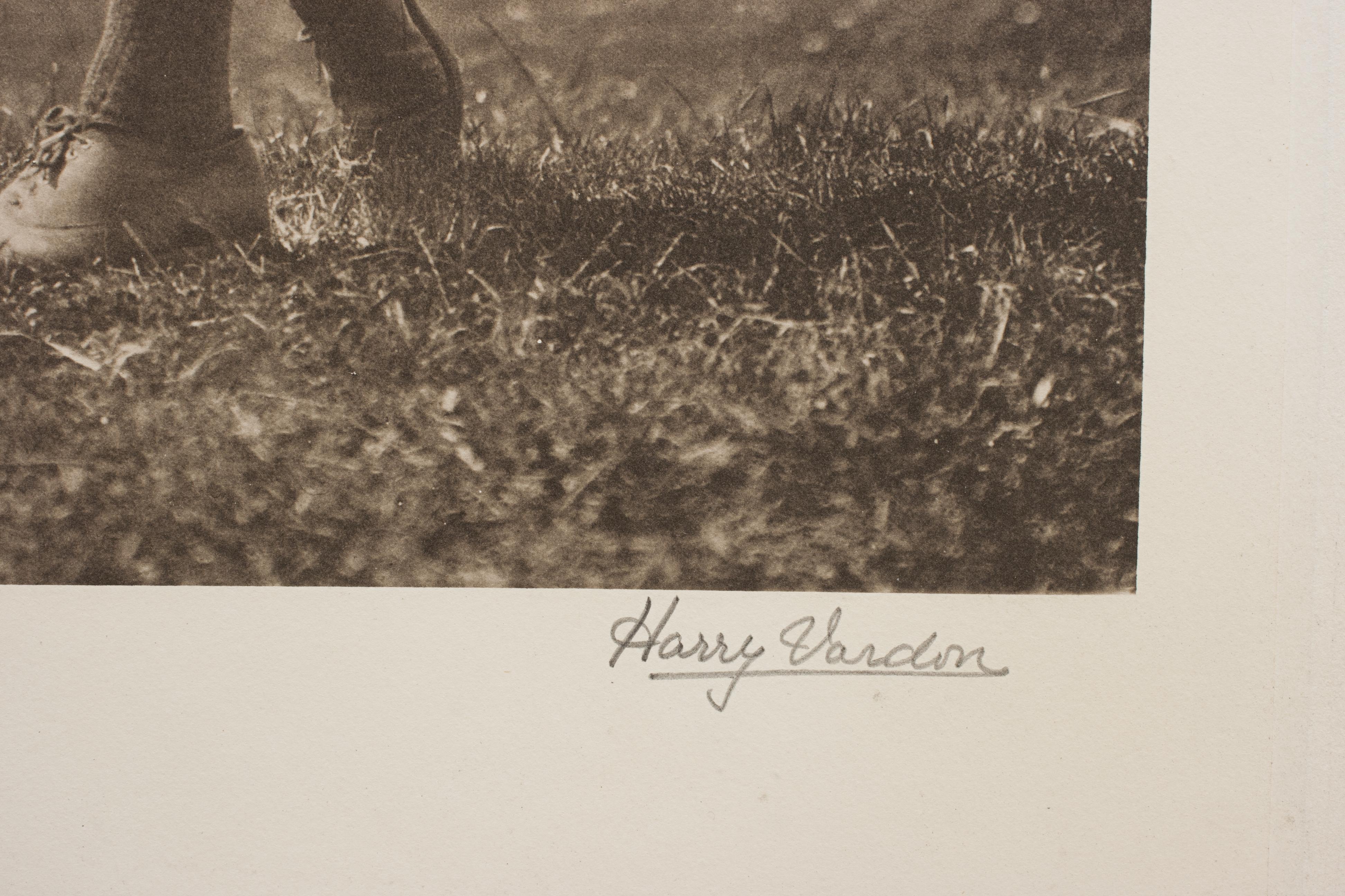George Beldam, Harry Vardon Fotogravüre im Zustand „Gut“ im Angebot in Oxfordshire, GB