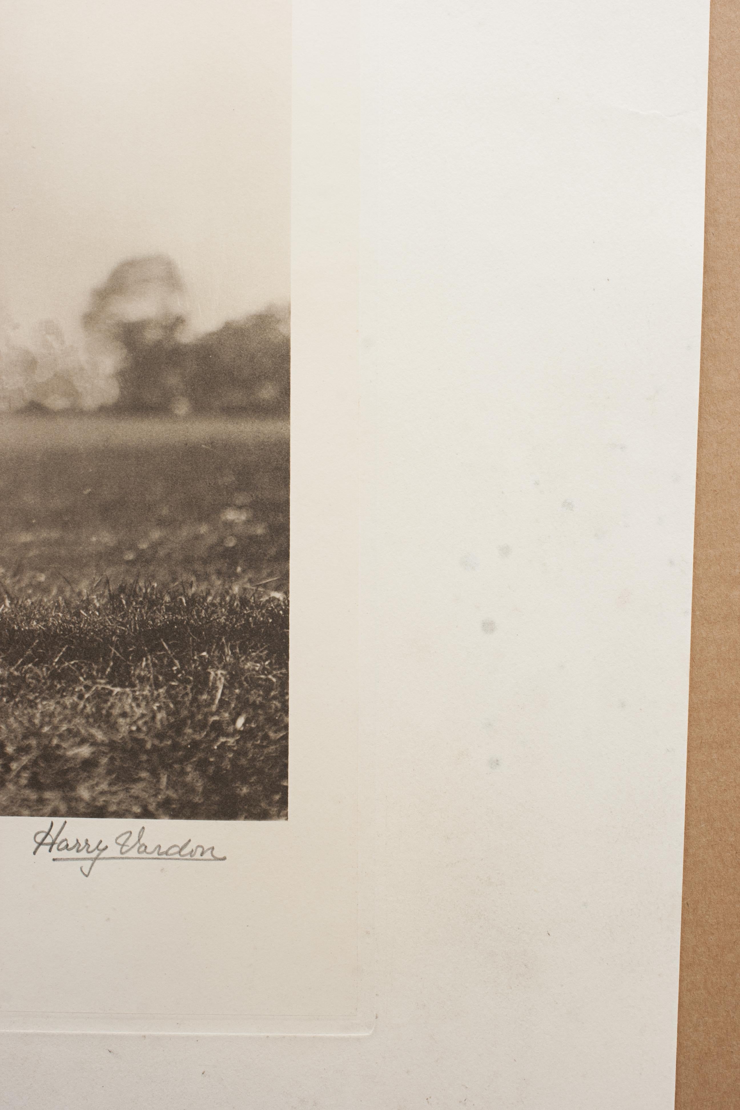 George Beldam, Harry Vardon Fotogravüre (Papier) im Angebot
