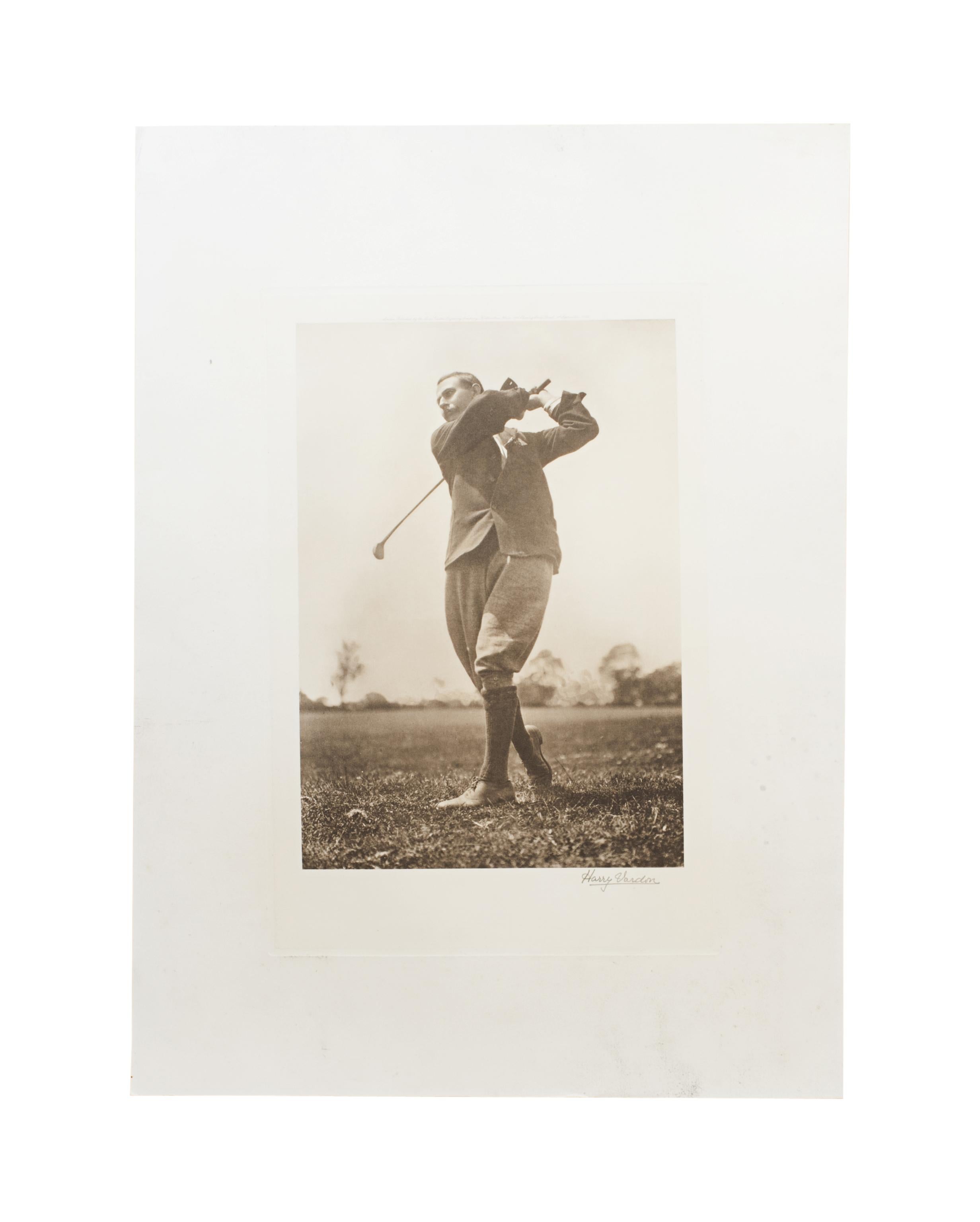 George Beldam, Harry Vardon Fotogravüre im Angebot 2
