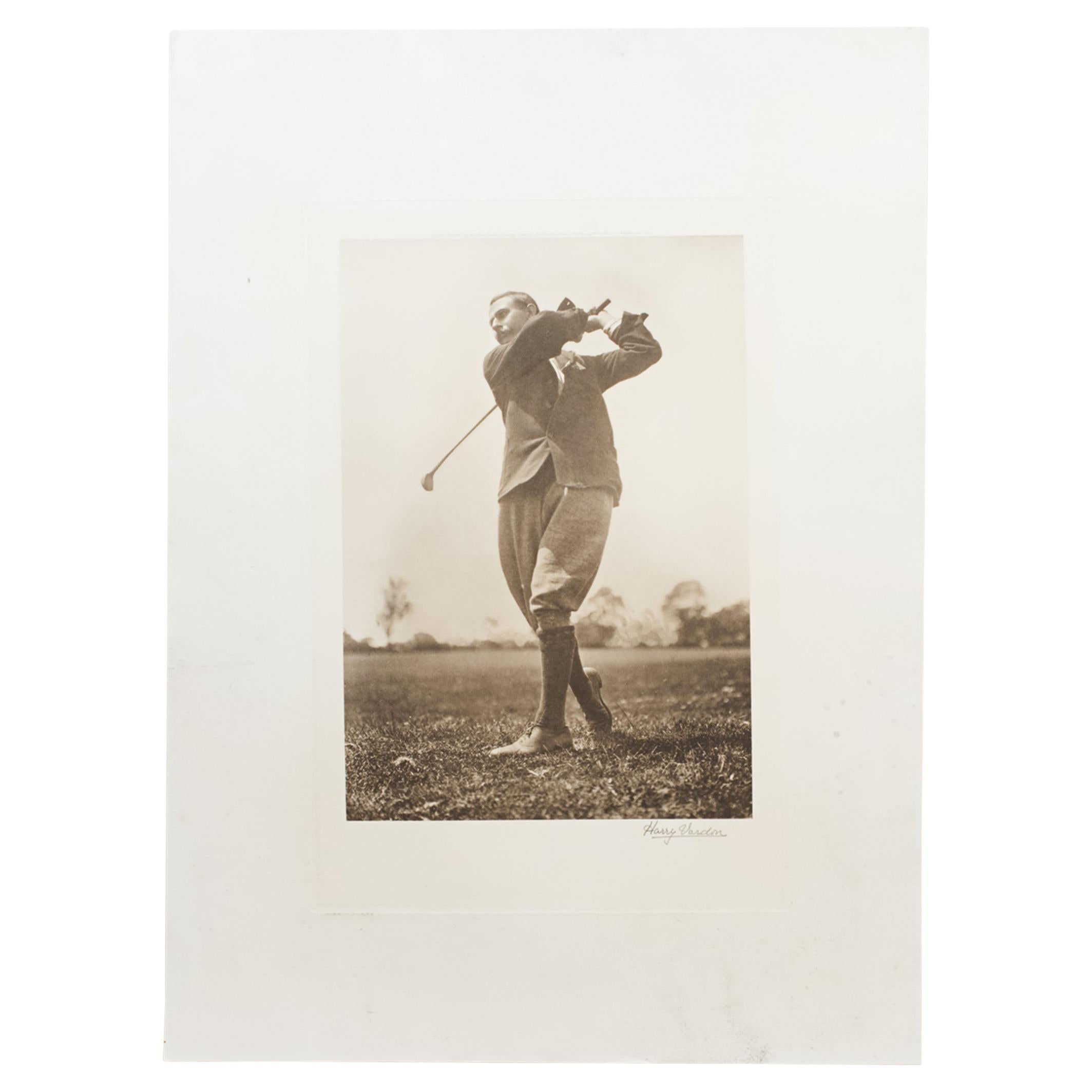 George Beldam, Harry Vardon Fotogravüre im Angebot