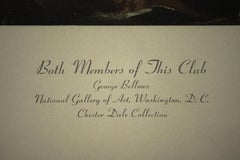"Both Members of This Club" New York Graphic Society Print, After George Bellows