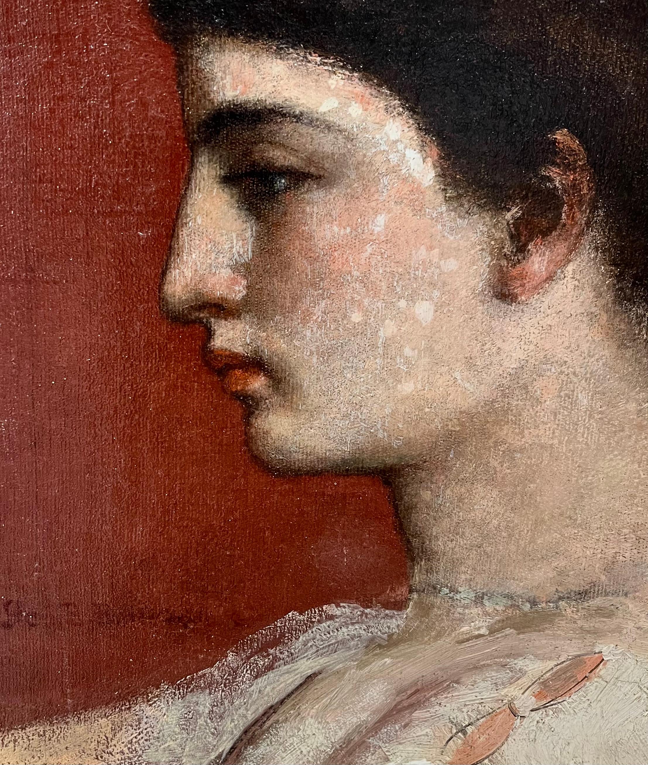 Portrait classique du XIXe siècle de Mme Charles H. Miller 2