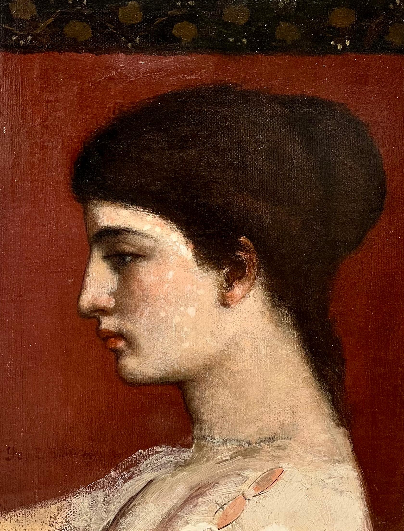 19th Century Classical Portrait of Mrs. Charles H. Miller