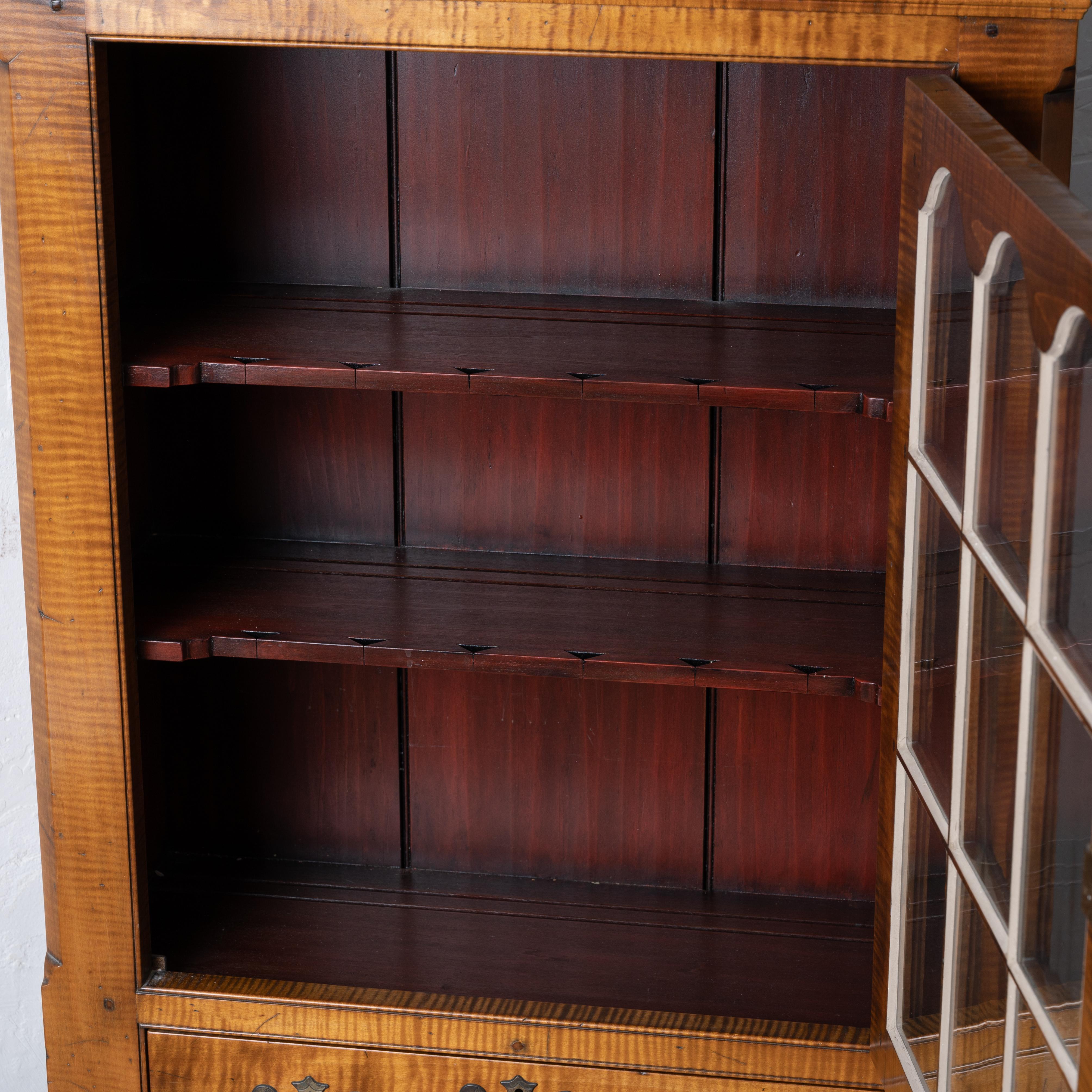 Late 20th Century George Beshore Maple Hanging Cupboard For Sale