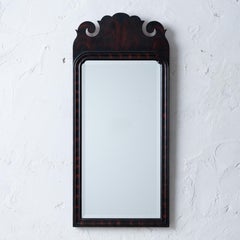 Espejo George Beshore Pintado en Grano Estilo Queen Anne