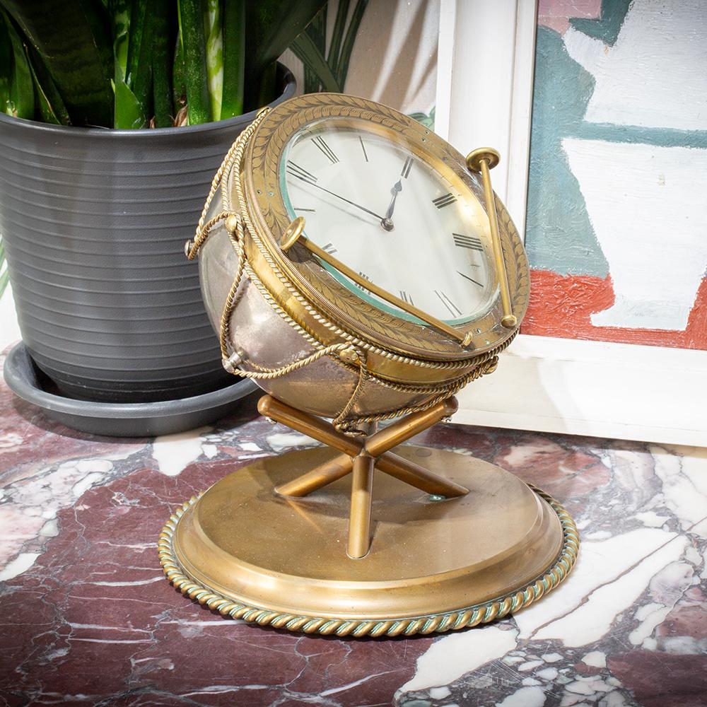 Reloj de tambor George Betjemann Novelty Chapado en plata en venta