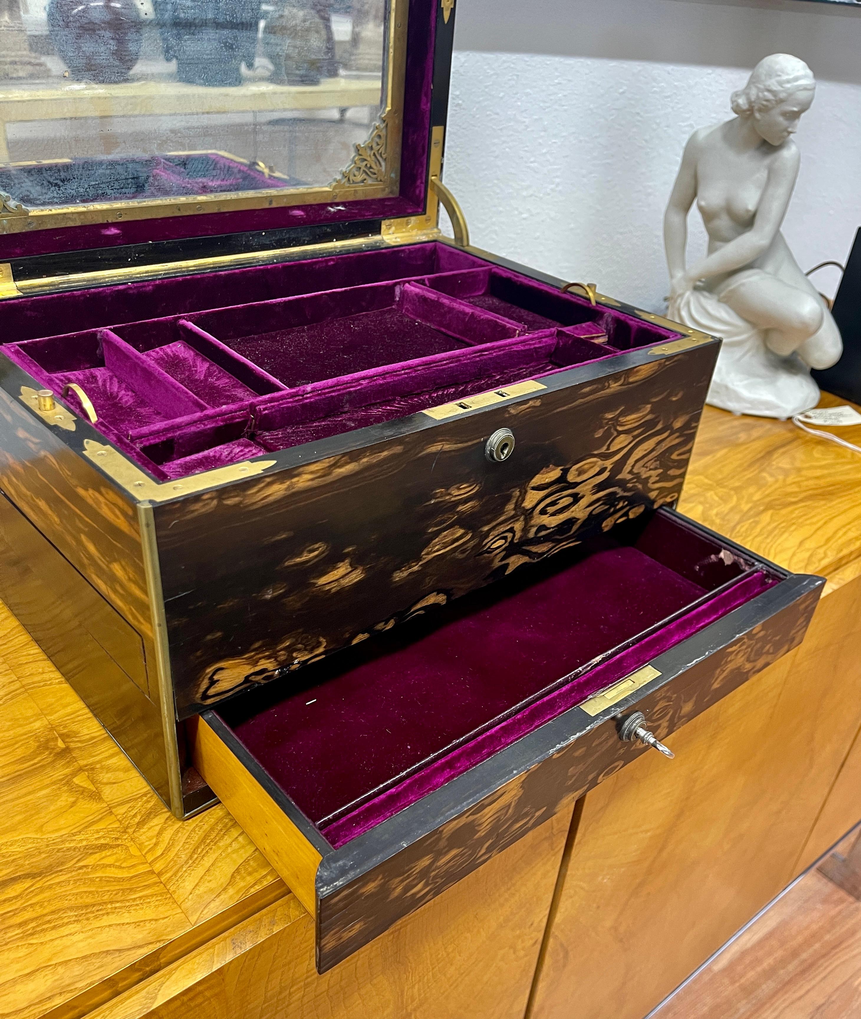George Betjemann & Sons 19th Century Calamander Box  3