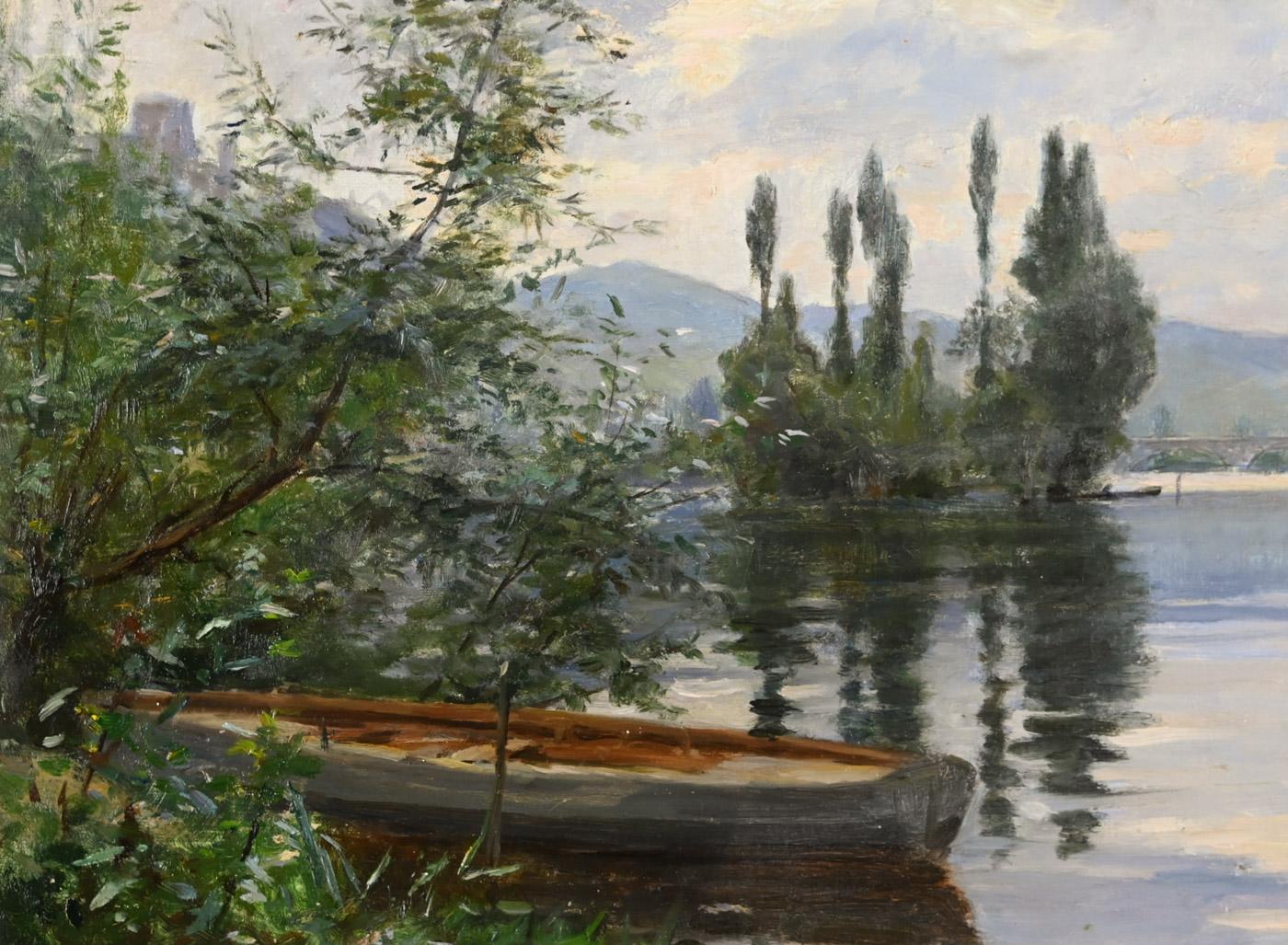I fiordi della Senna e gli Andelys - Painting Impressionismo di George Binet