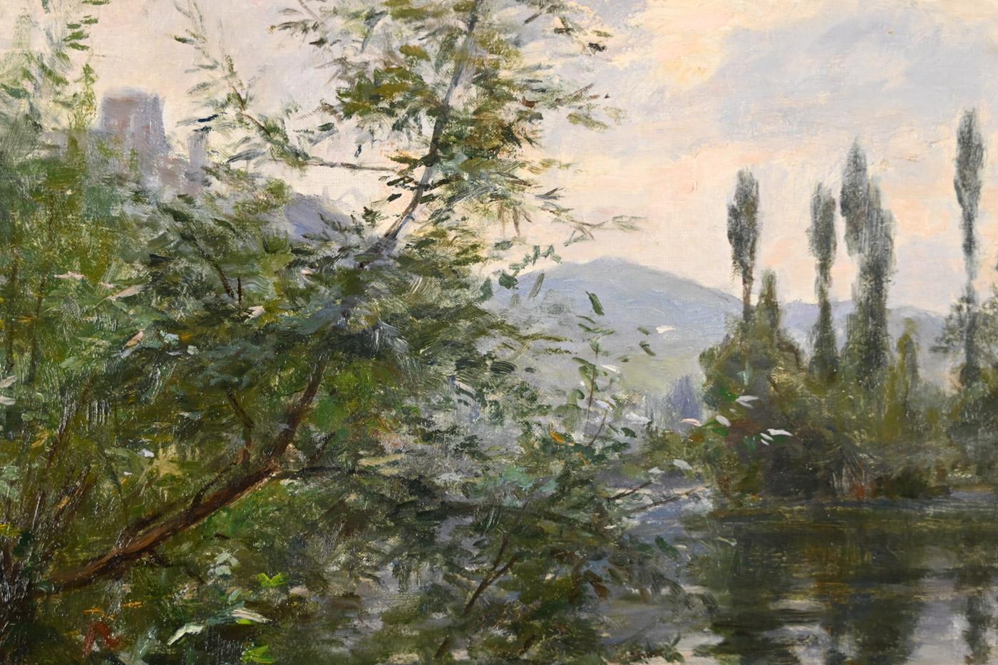 George Binet (1865-1949)
Bords de Seine aux Andelys, 1905
Olio su tela
Dimensioni: 21 x 33 cm
Firmato e datato in basso a destra
Pittura in perfette condizioni.
Vecchia cornice dorata (alcune piccole scheggiature sulla cornice) Offerta
Dimensioni