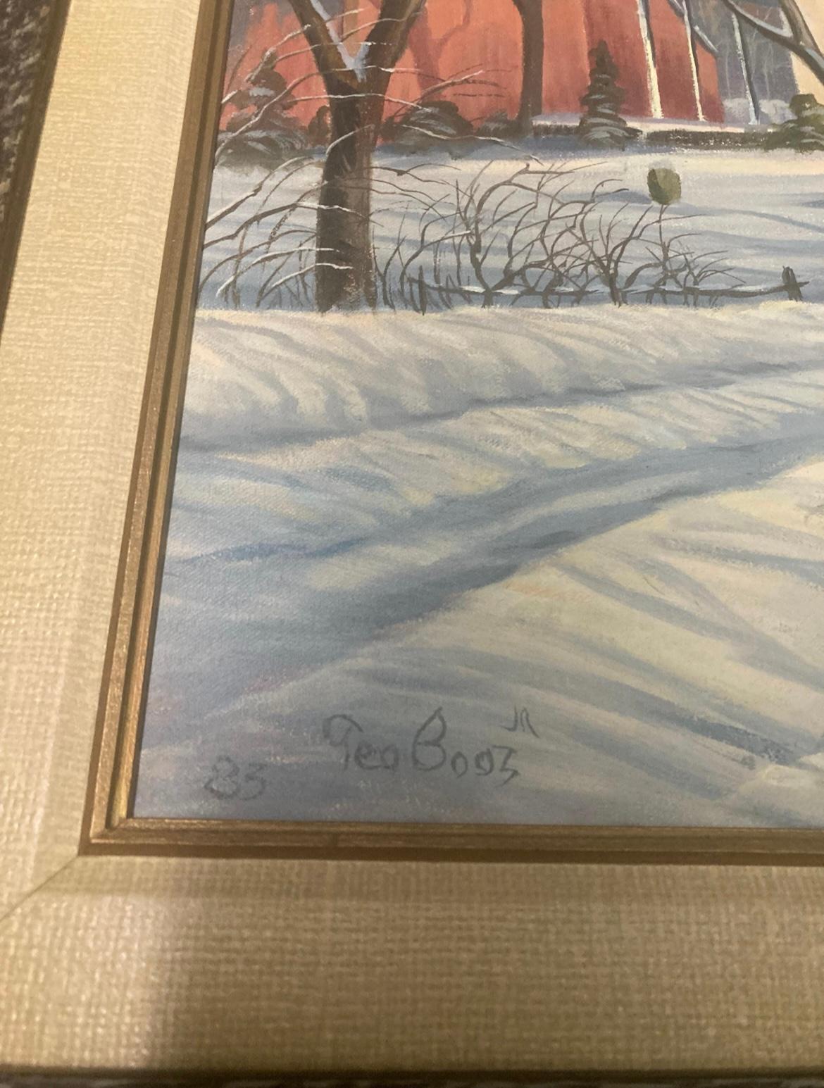 Dies ist ein Original-Ölgemälde auf Leinwand in gutem Zustand Maßnahmen 30x23