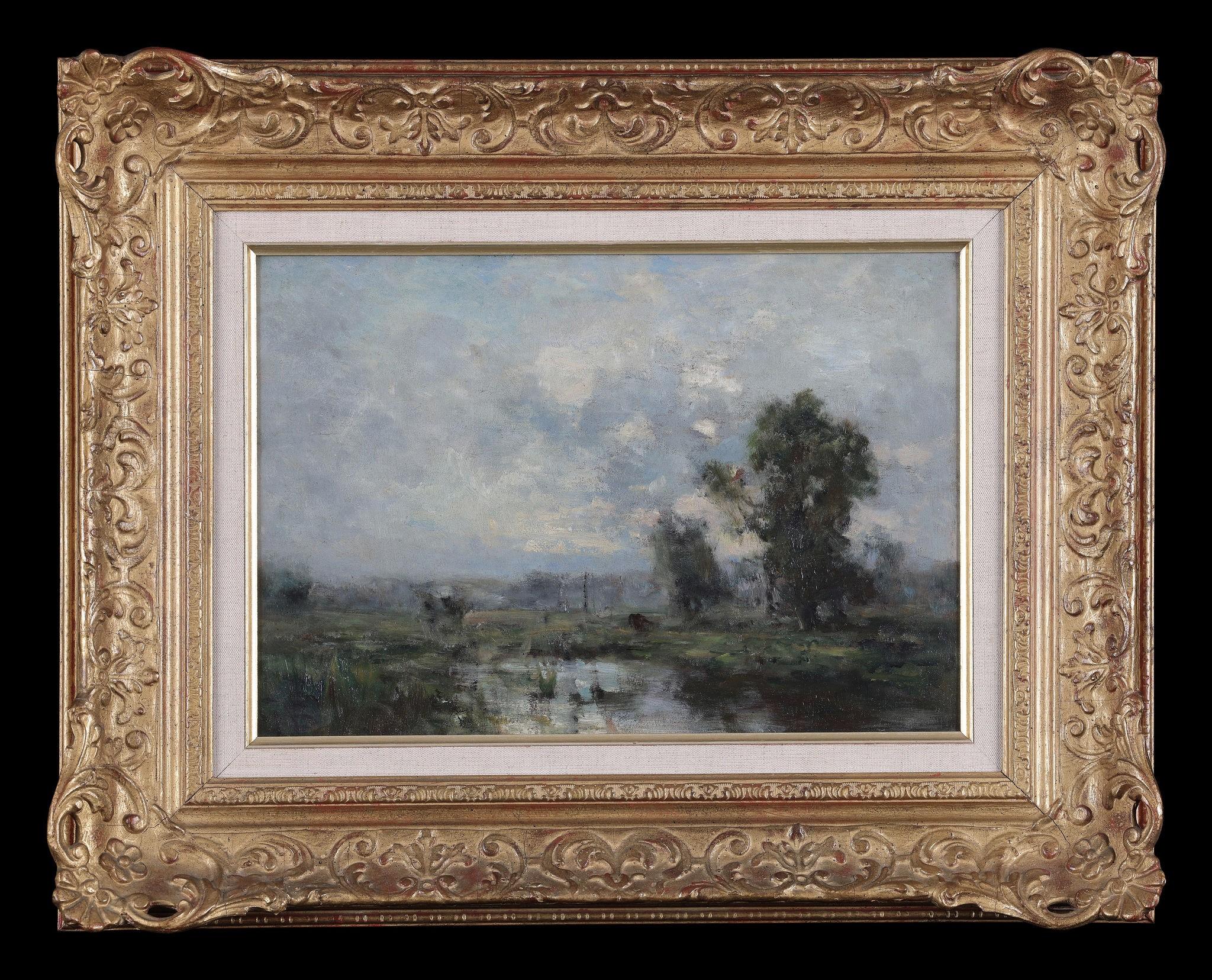 George Boyle Landscape Painting - The Country River