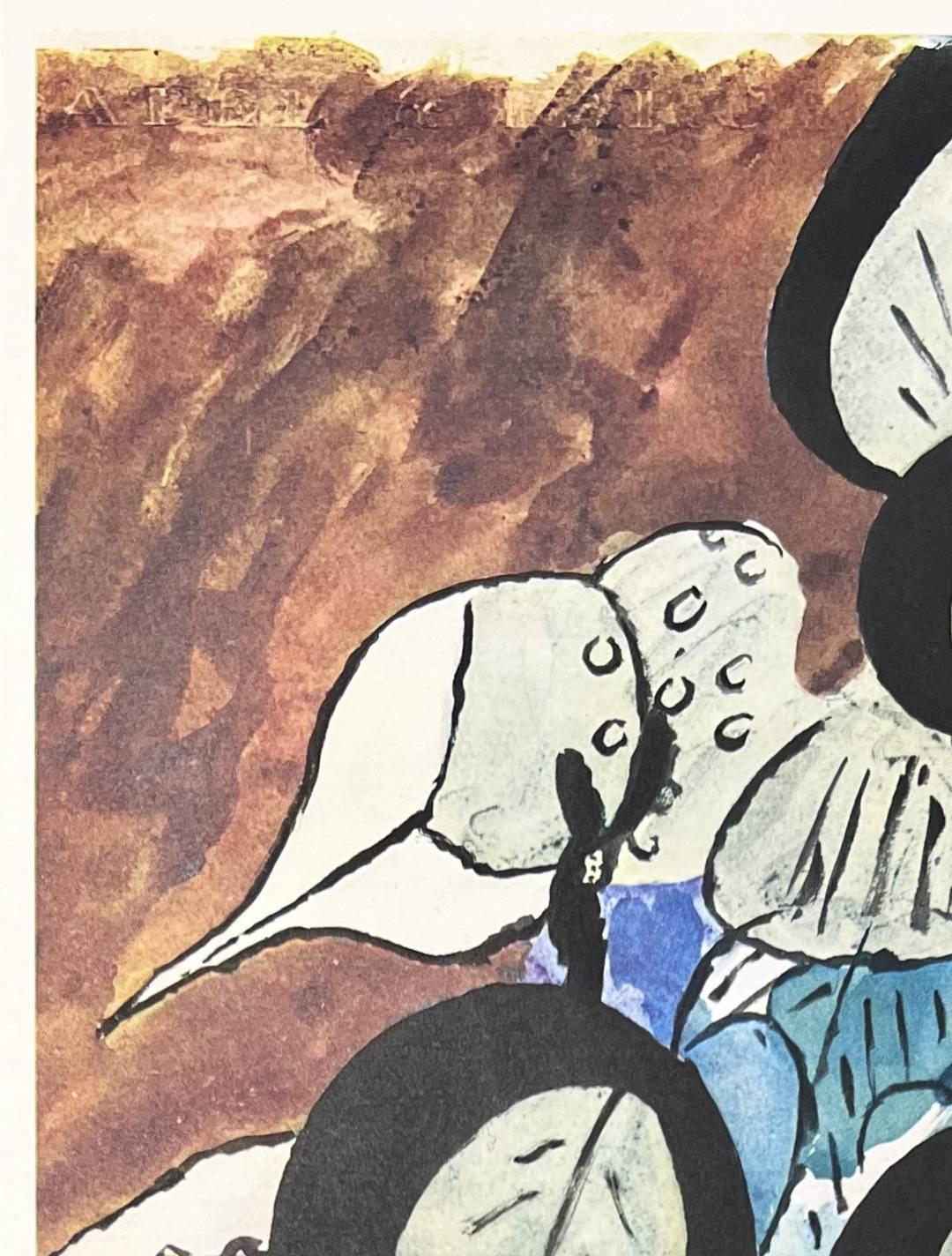 Carnets intimes de Braque VIII - Print di George Braque