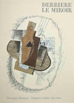 Couverture de Derrière Le Miroir - Lithographie d'après George Braque - 1963