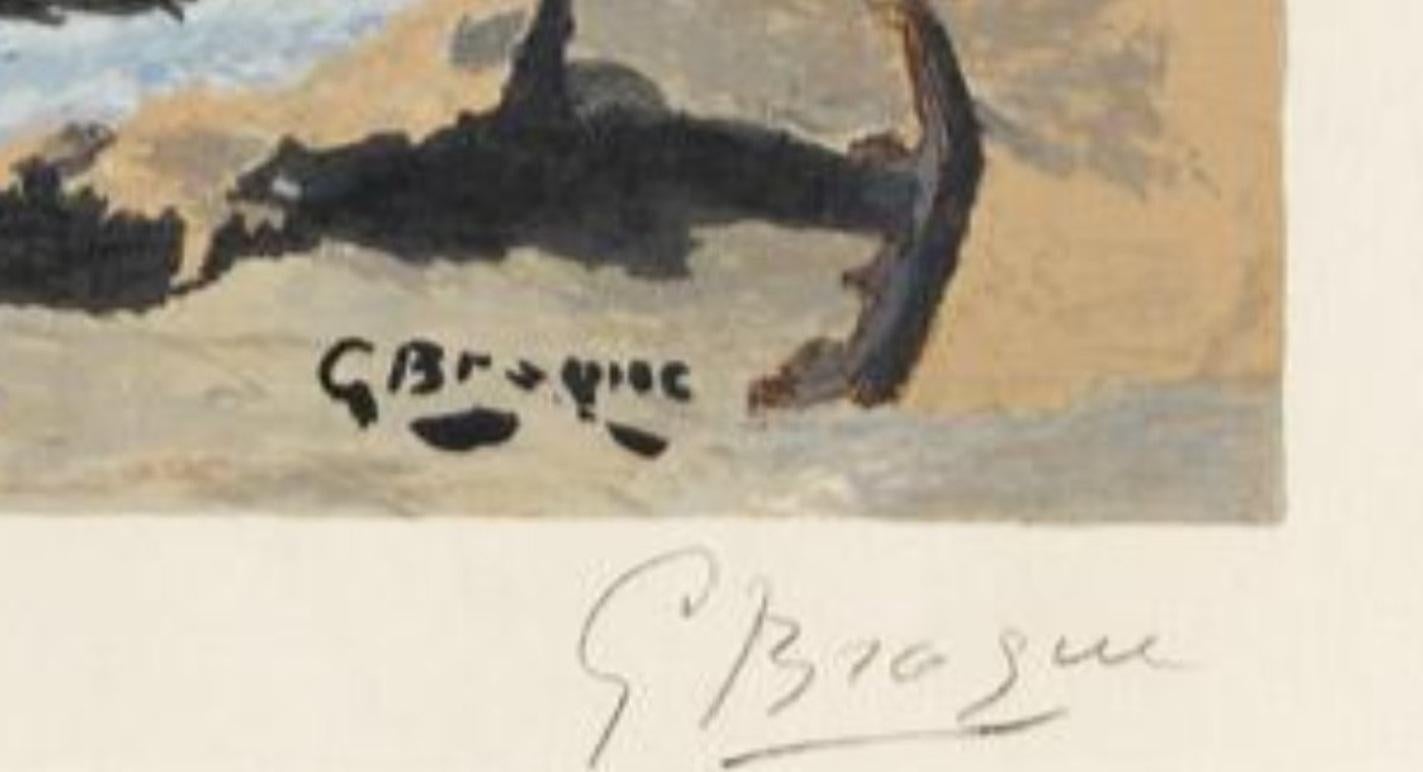 La Barque sur la Greve (Boat on a Beach) - Print by George Braque