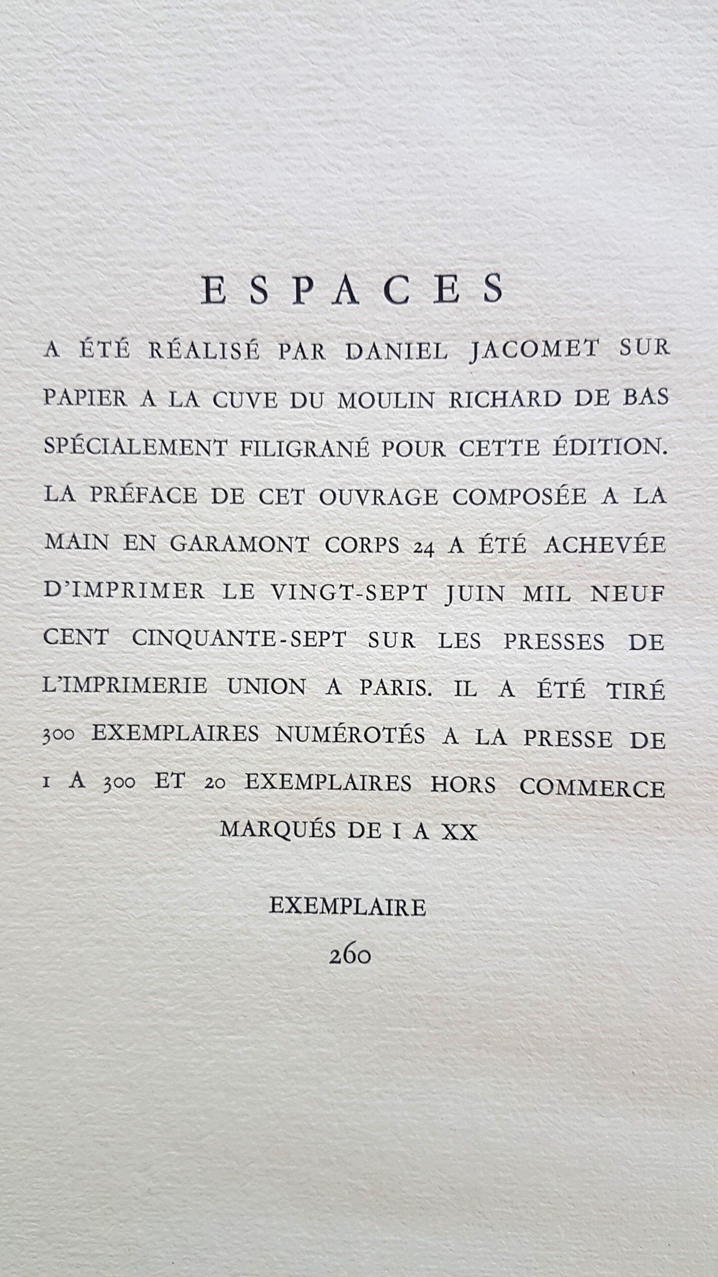 Le Char Grec from the Espace Portfolio - Beige Figurative Print by George Braque