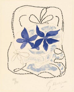Les deux iris bleus
