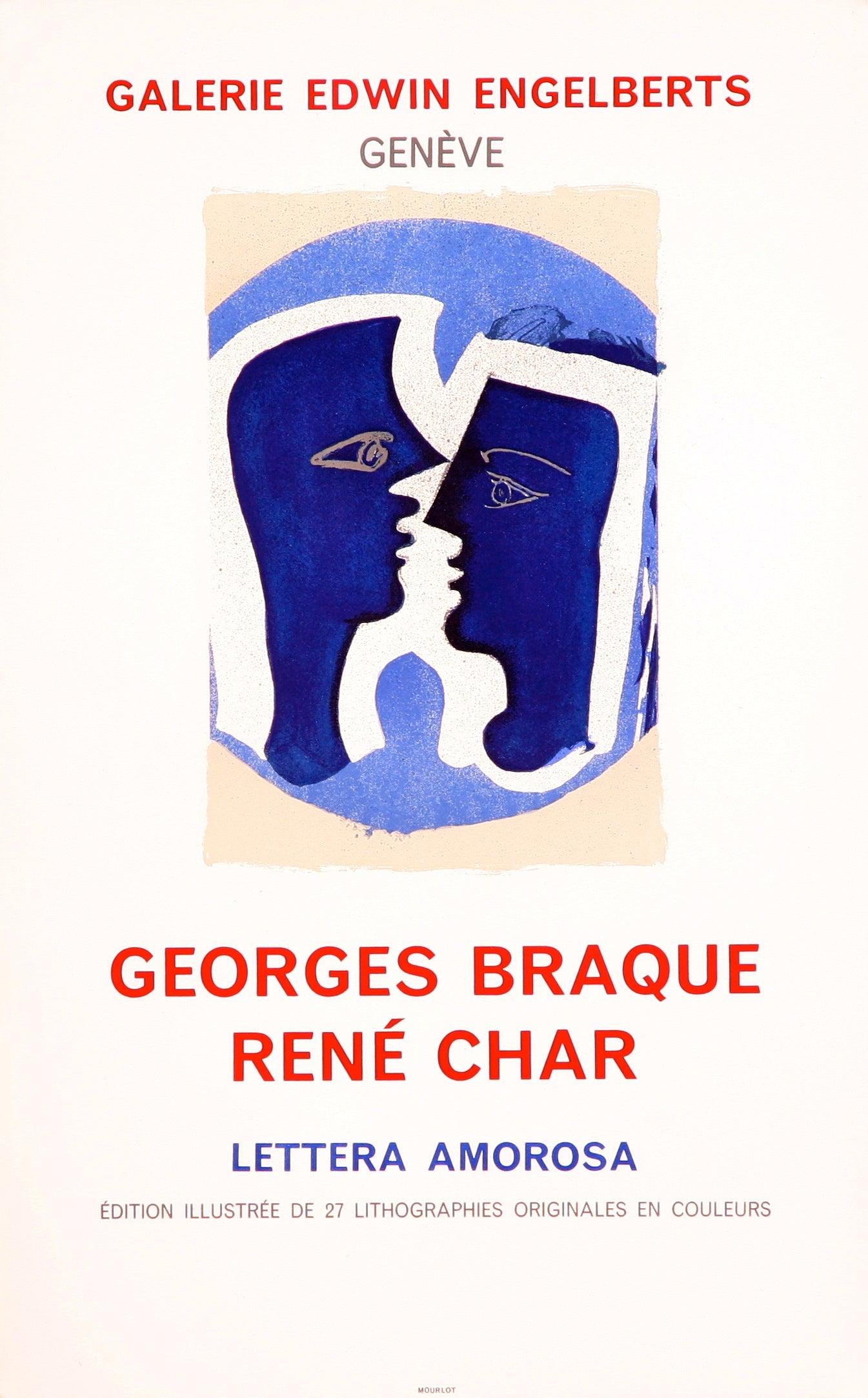 Lettera Amorosa - René Char by Georges Braque, 1963 - Print by George Braque