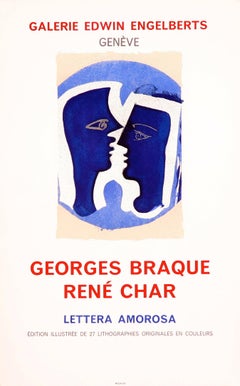 Lettera Amorosa - René Char by Georges Braque, 1963