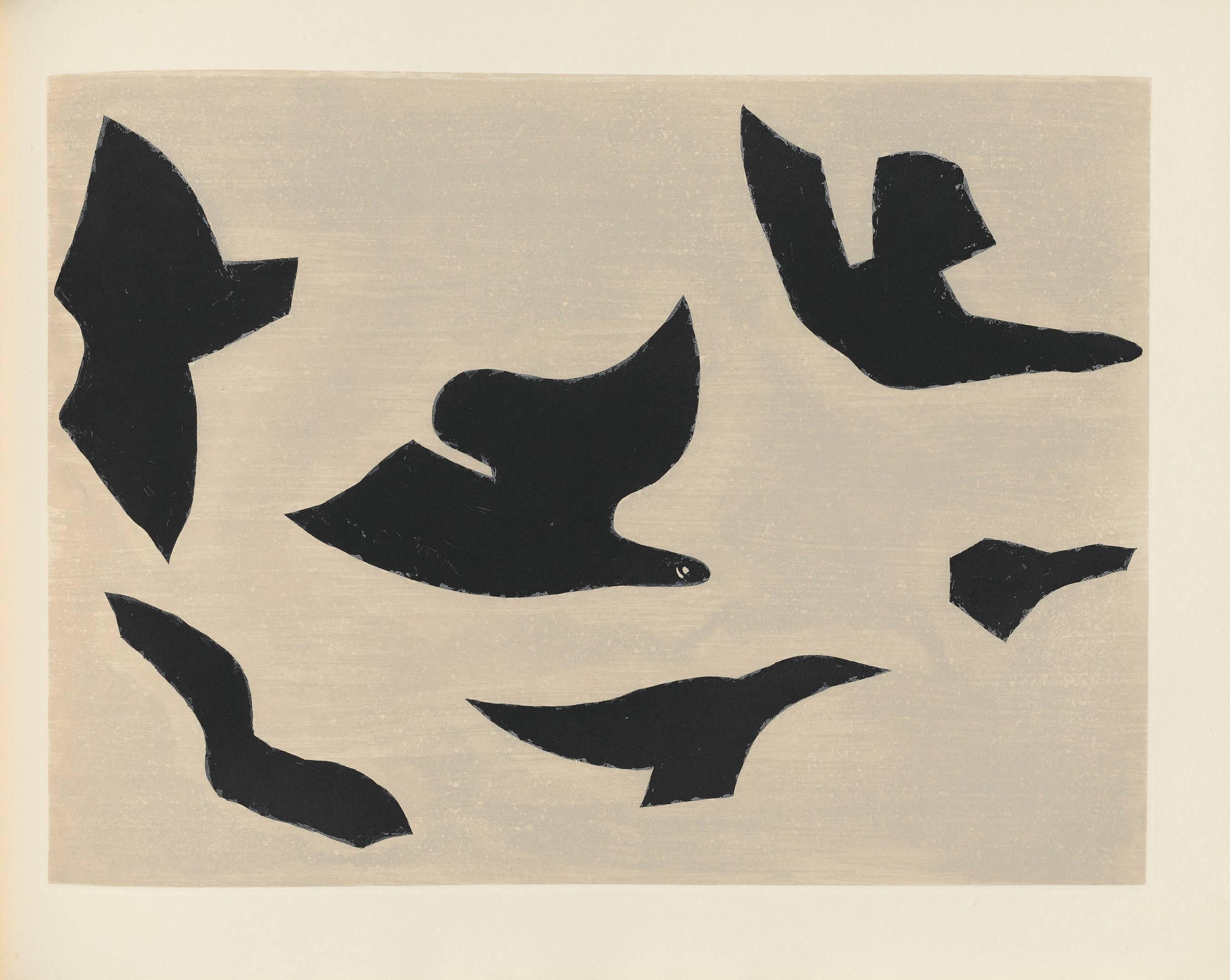 El orden de las aves - Art Moderno de George Braque