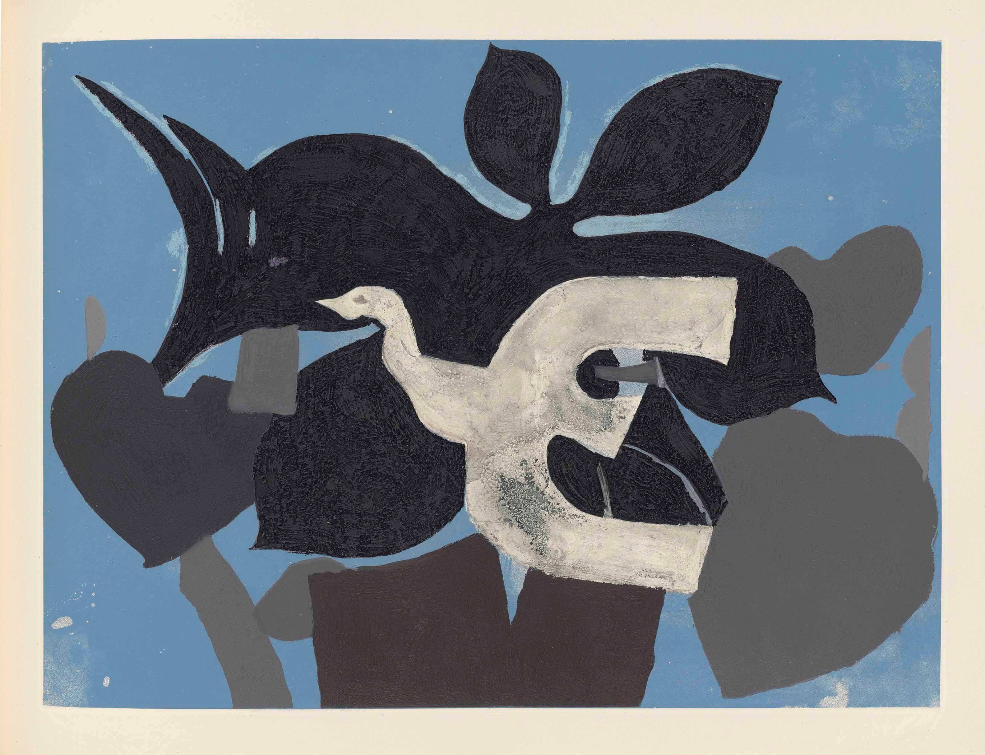 Georges Braque (1882-1963) - El orden de los océanos

Carpeta con 12 aguafuertes al aguatinta de 1962.

La edición XXIX/XXX.

Dimensiones de la obra: 45 x 56 cm.

Firmado a mano.

Editorial: Au Vent d'Arles, París.

Encuadernado en cartoné original