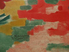 Marsiglia: Paesaggio di L'Estaque - Litografia con firma stampata (Mourlot)