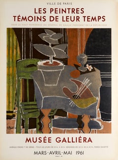 Nature Morte a la palette - Musée Galliéra (after) Georges Braque, 1961