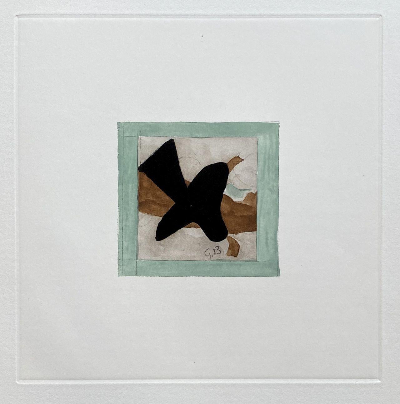 George Braque Abstract Print - The Bird - Etching Signed in the Plate - 1965 (Orozco #783)