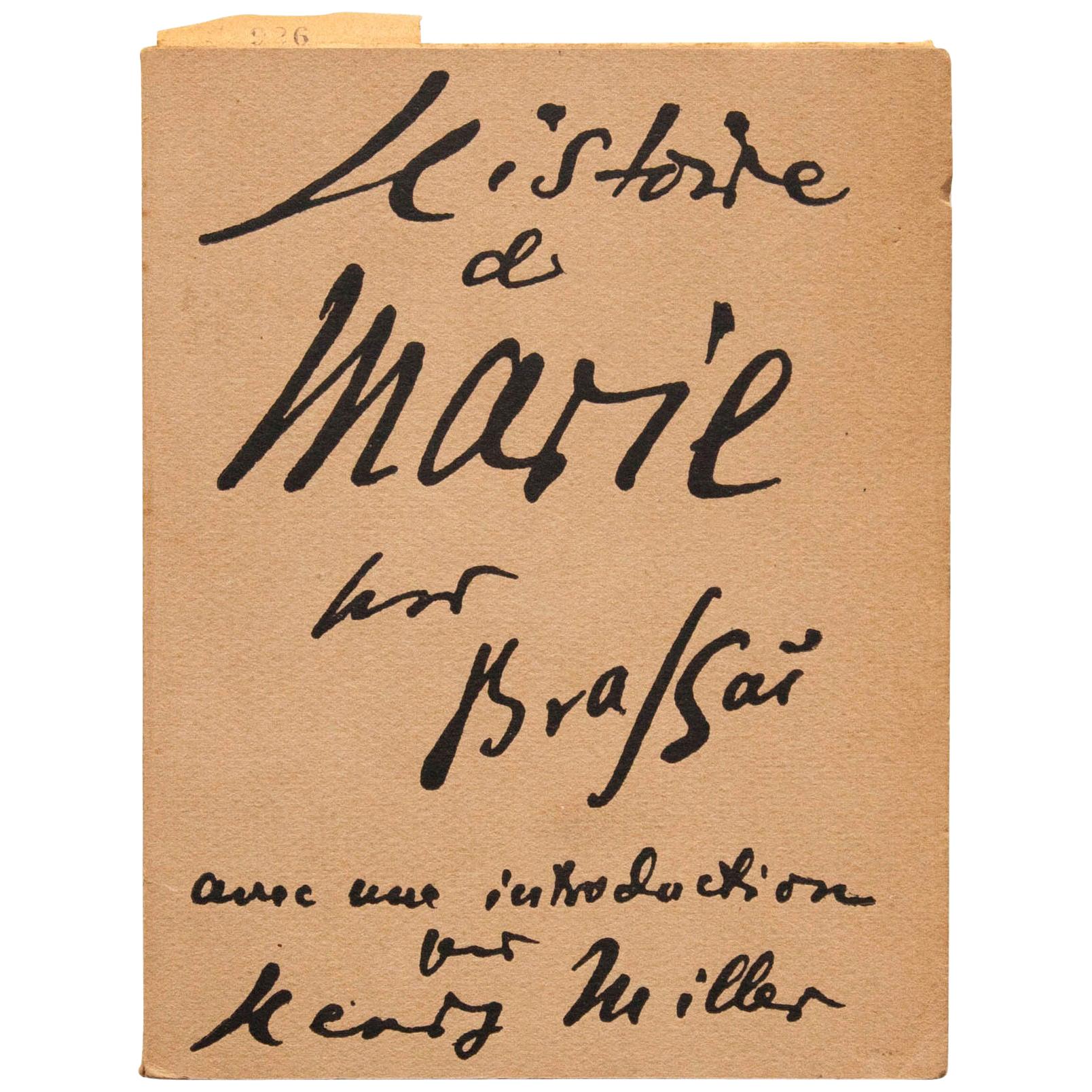 George Brassaï "Histoire de Marie" 1949 Book For Sale