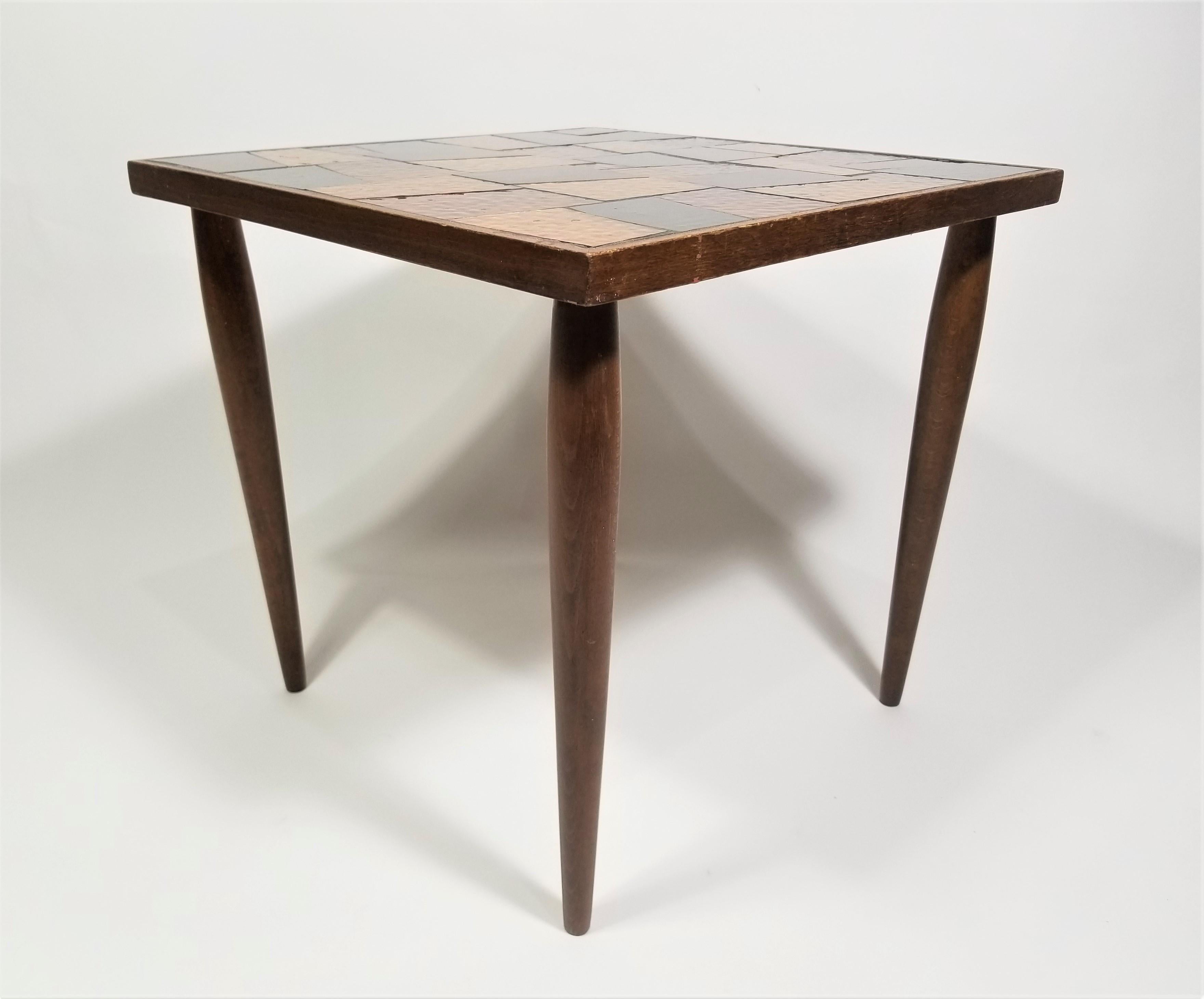 George Briard Side Table Mid Century 1960s In Good Condition For Sale In New York, NY