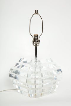 George Bullio Lucite Lamps